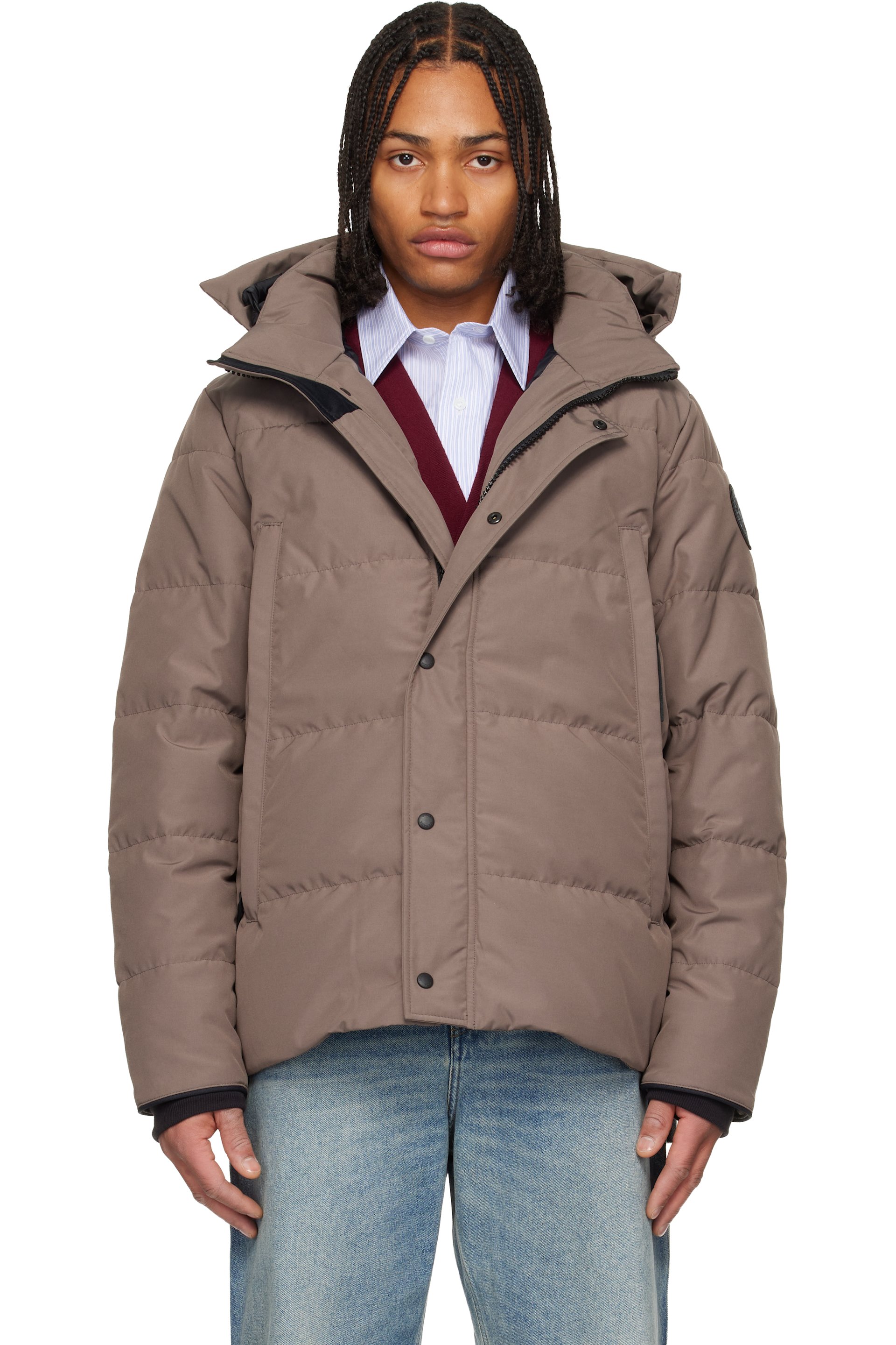 Canada Goose - Taupe 'Black Label' Wyndham Down Jacket