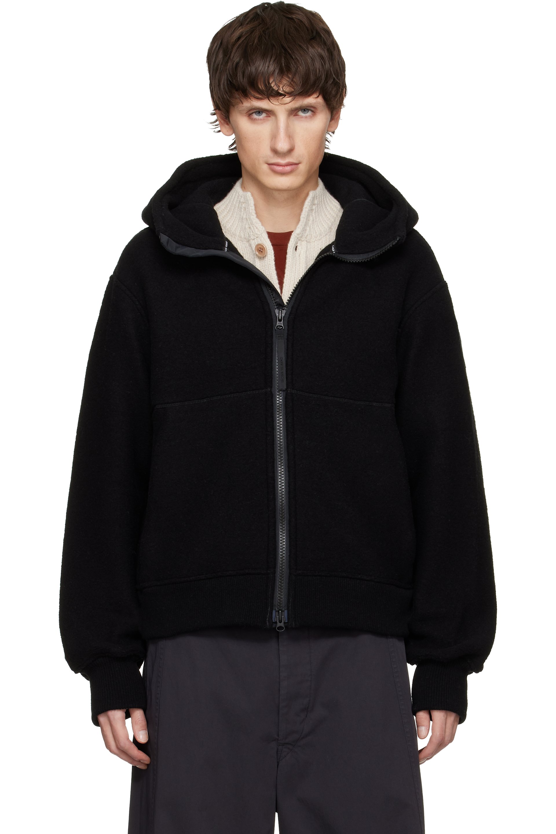 Canada Goose - Black 'Black Label' Chilliwack Fleece Bomber Jacket