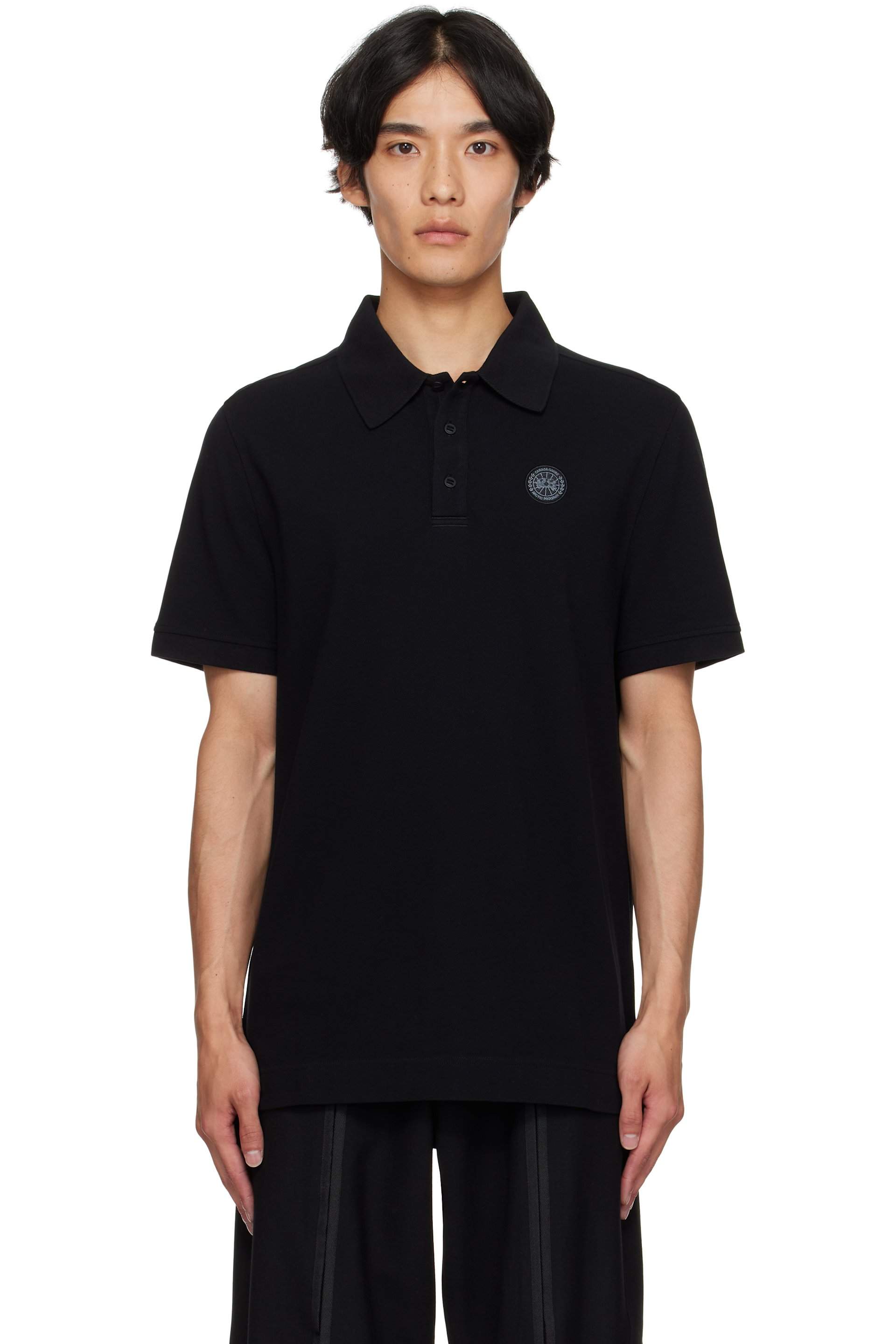 Canada Goose - Black 'Black Label' Beckley Polo