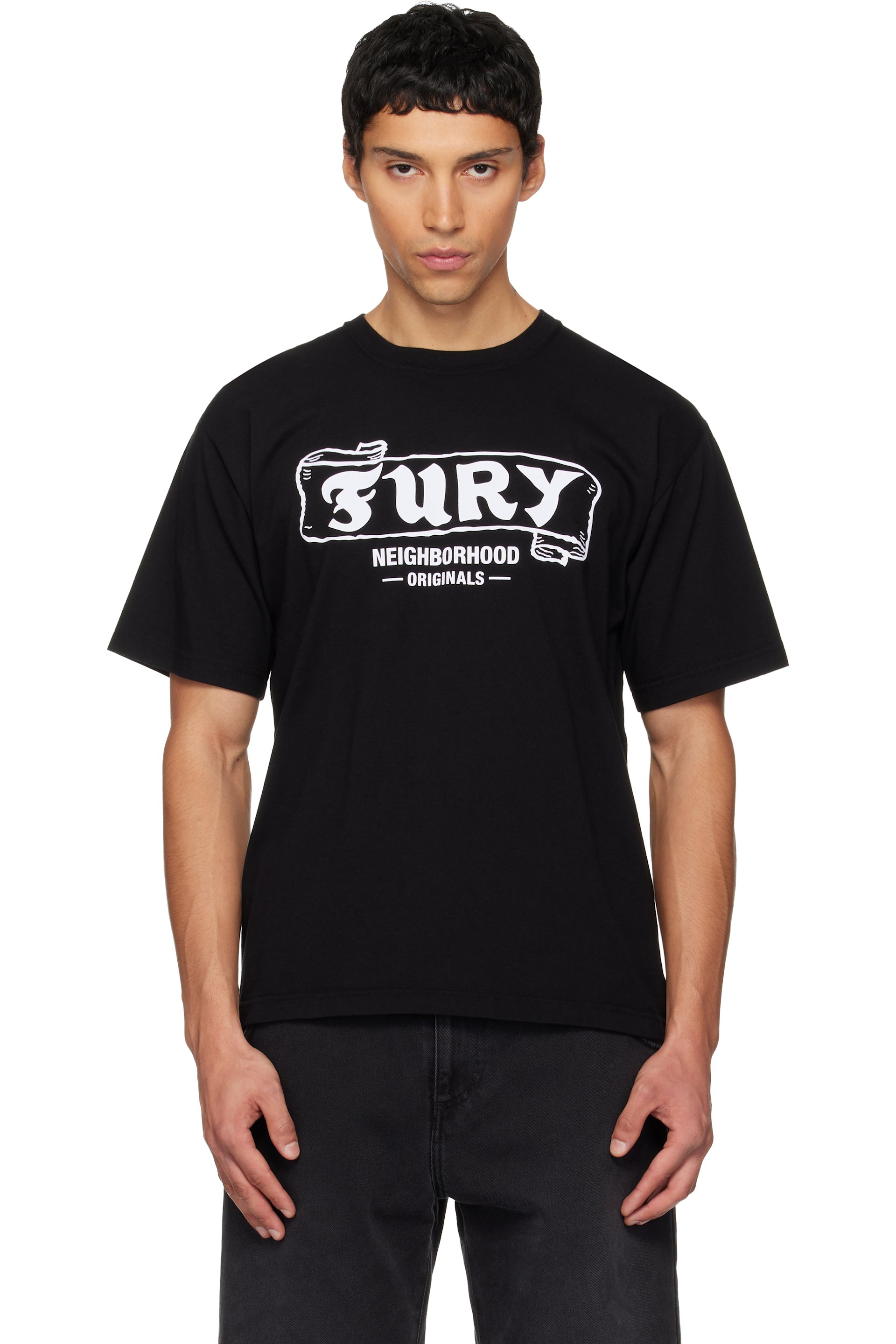 Neighborhood - Black 'TEE SS-6' T-shirt