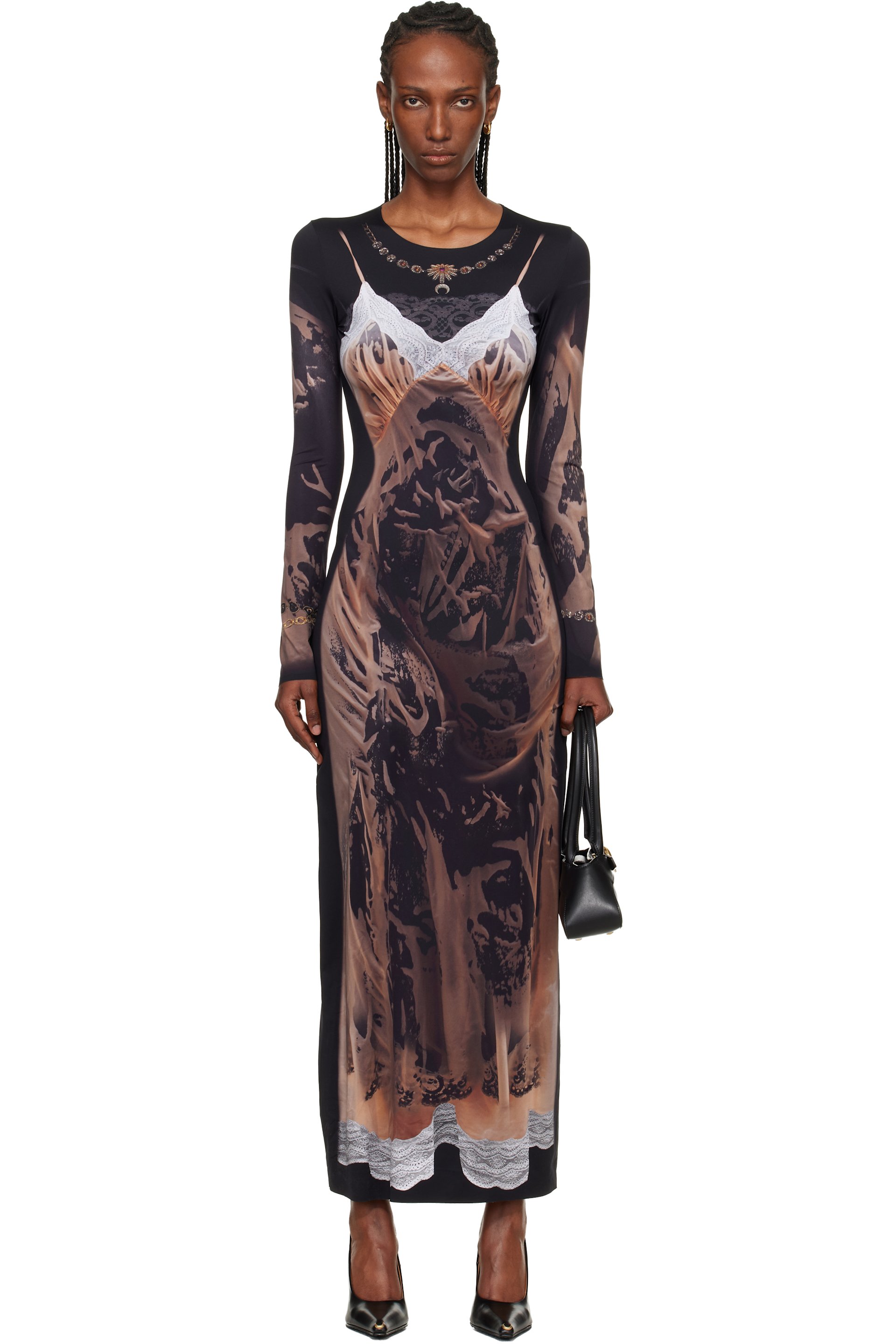 Marine Serre Long Dresses for Women | SSENSE Marine Serre Long Dresses for Women | SSENSE