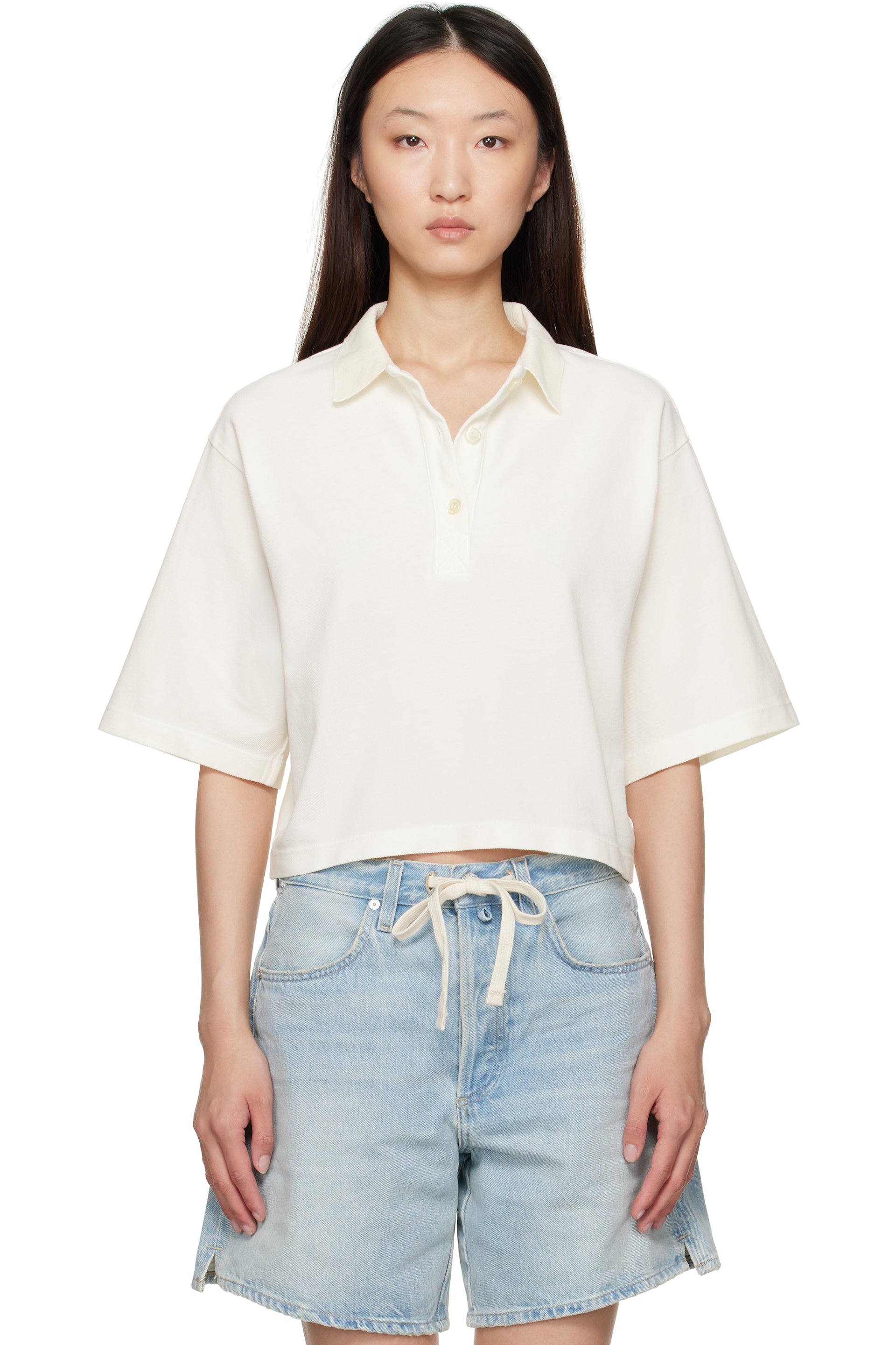 Citizens of Humanity - Polo Lowen blanc cassé