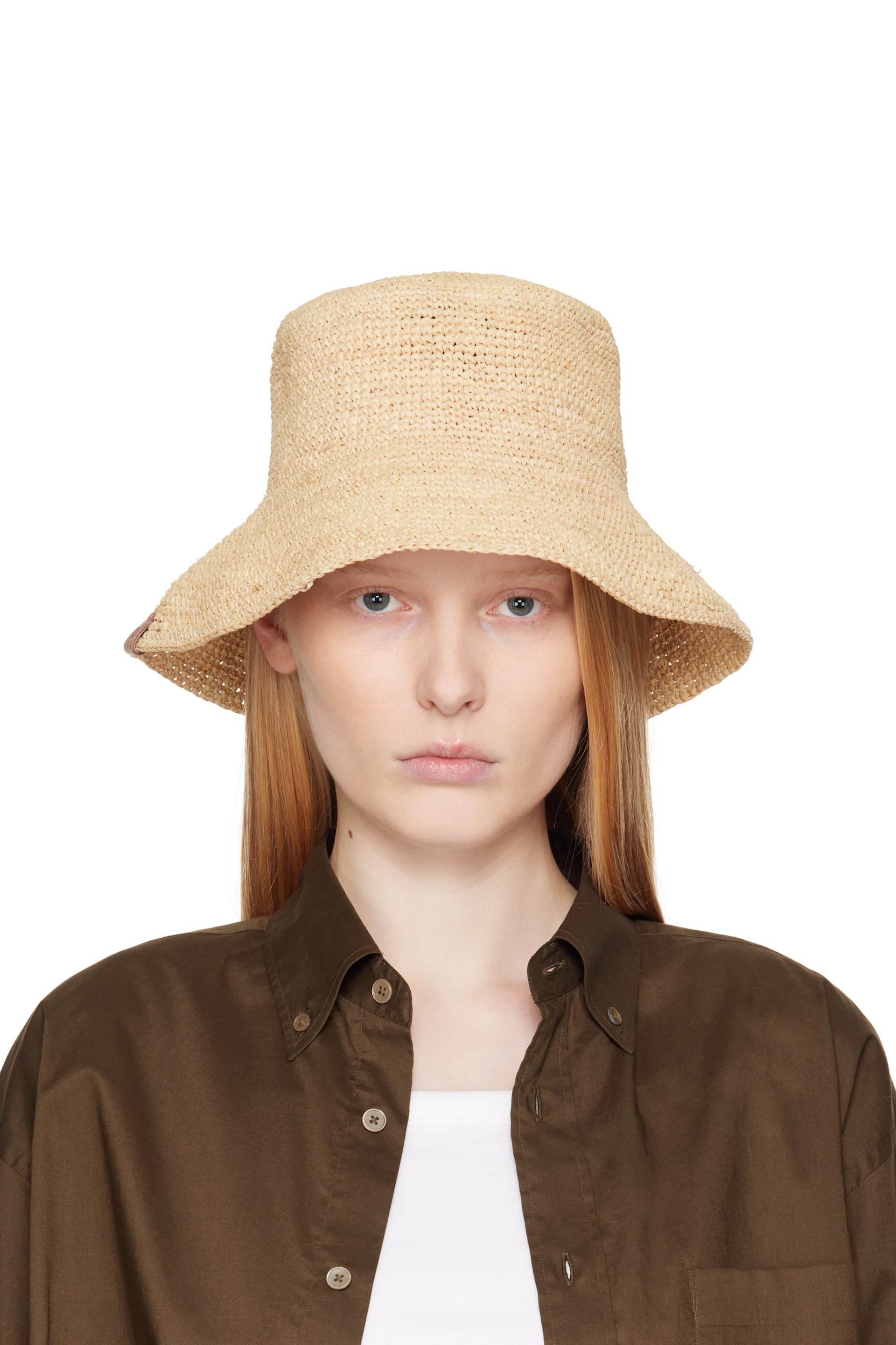 rag & bone - Beige Jade Rollable Bucket Hat