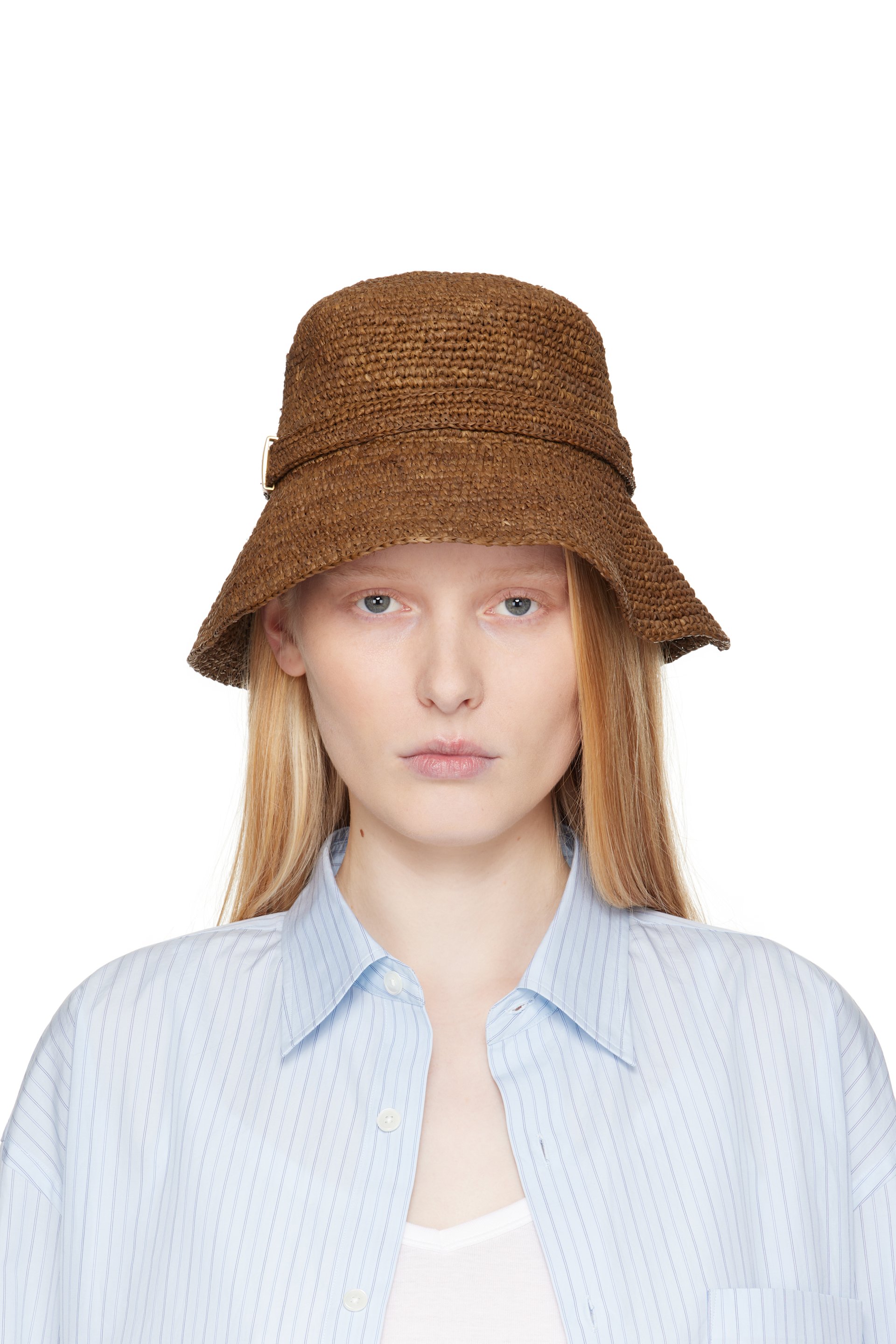 rag & bone - Chapeau bob pliable Lela brun