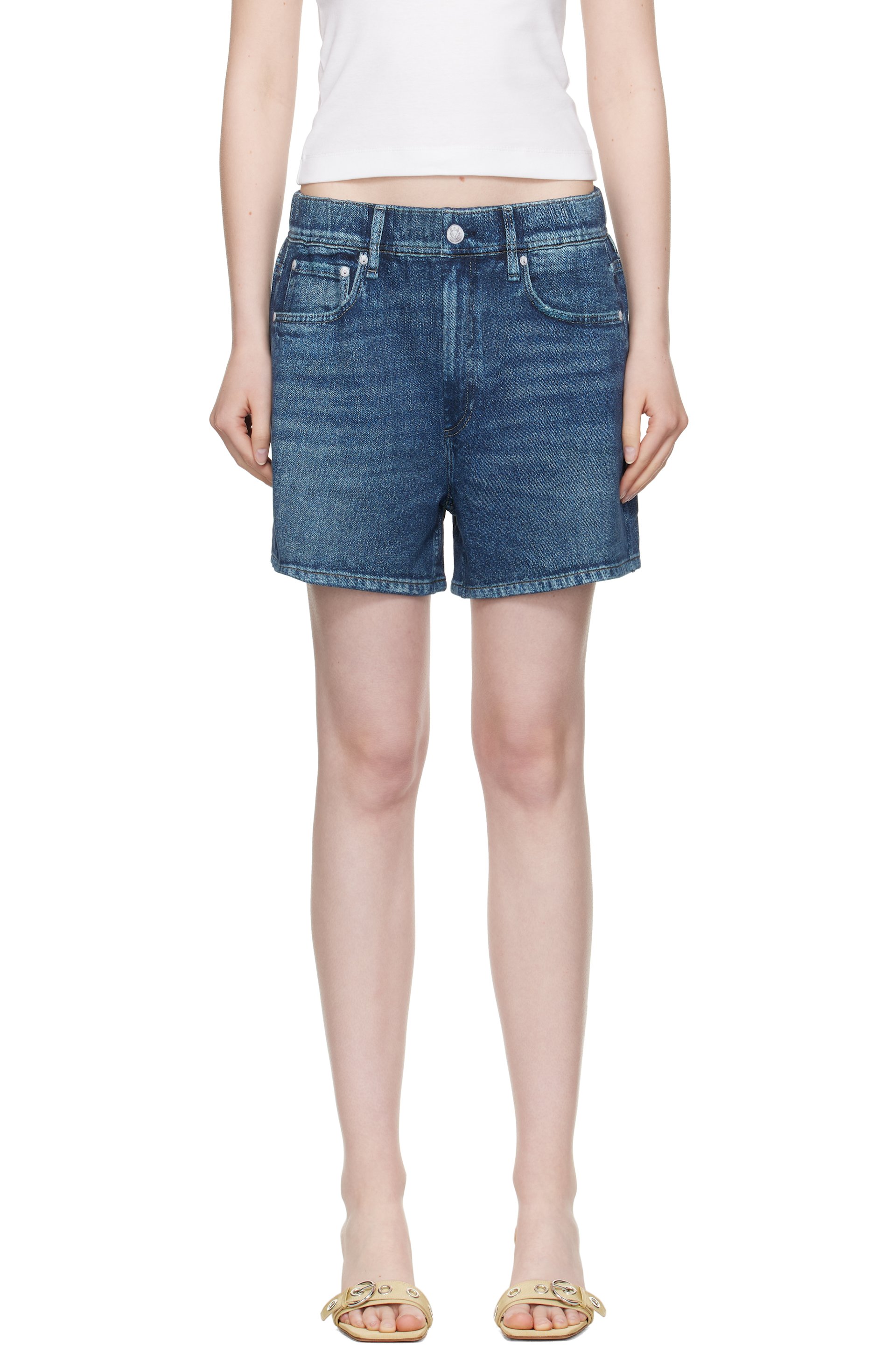 rag & bone - ネイビー Miramar Terry Walking ショートパンツ