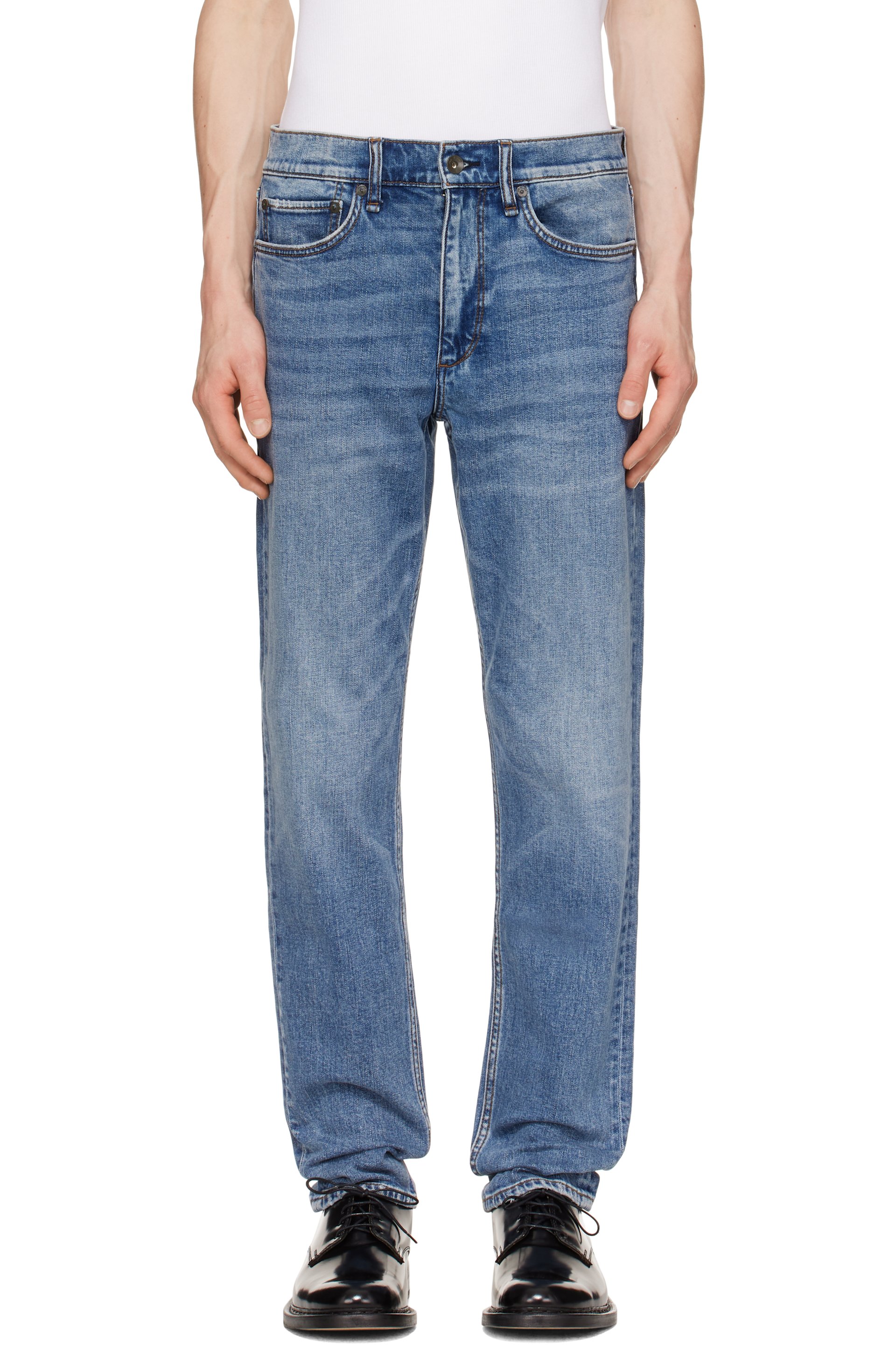 rag & bone - Blue Fit 2 Slim Fit Jeans