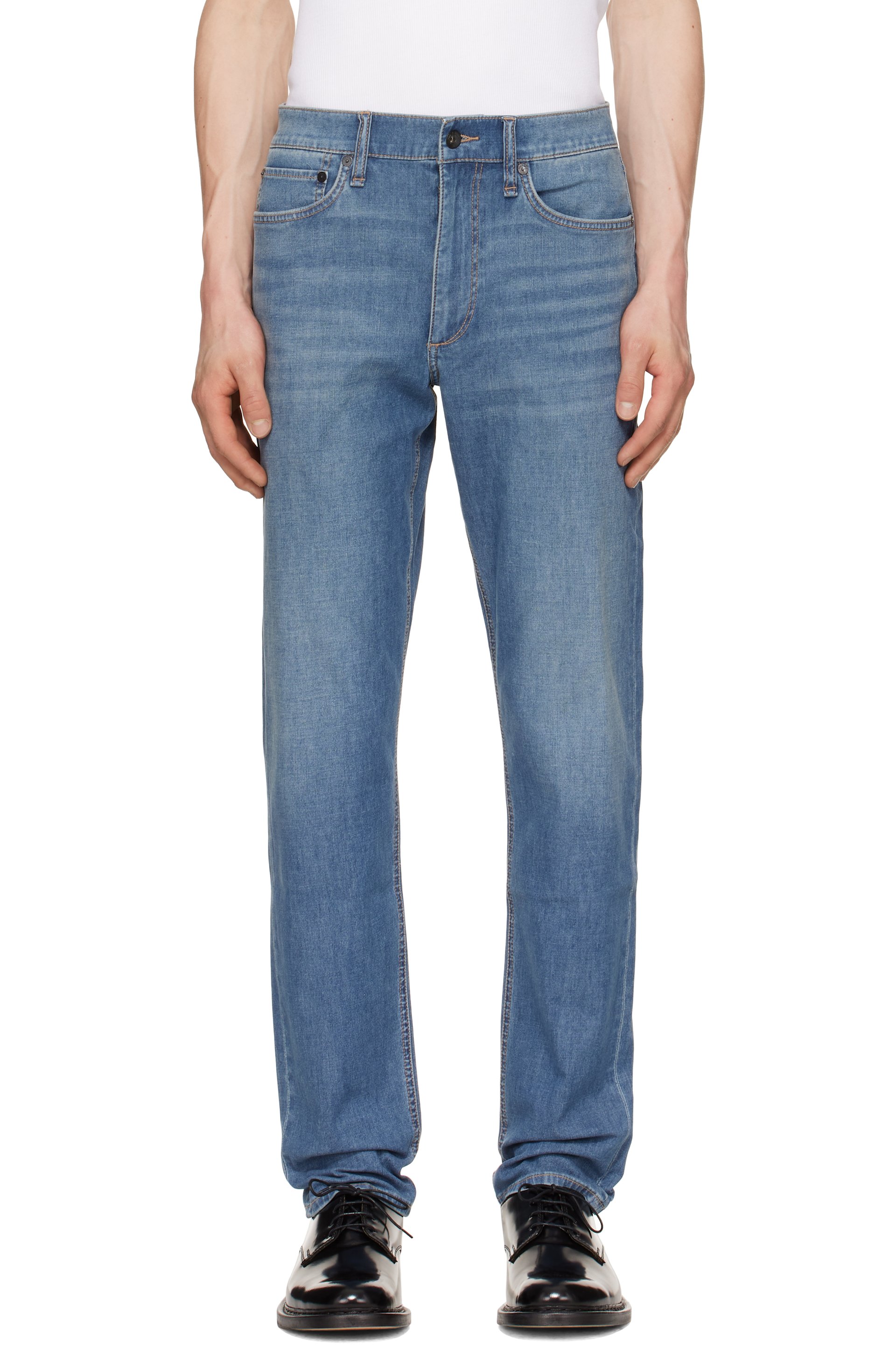 rag & bone - 蓝色 Fit 2 Airflex 牛仔裤