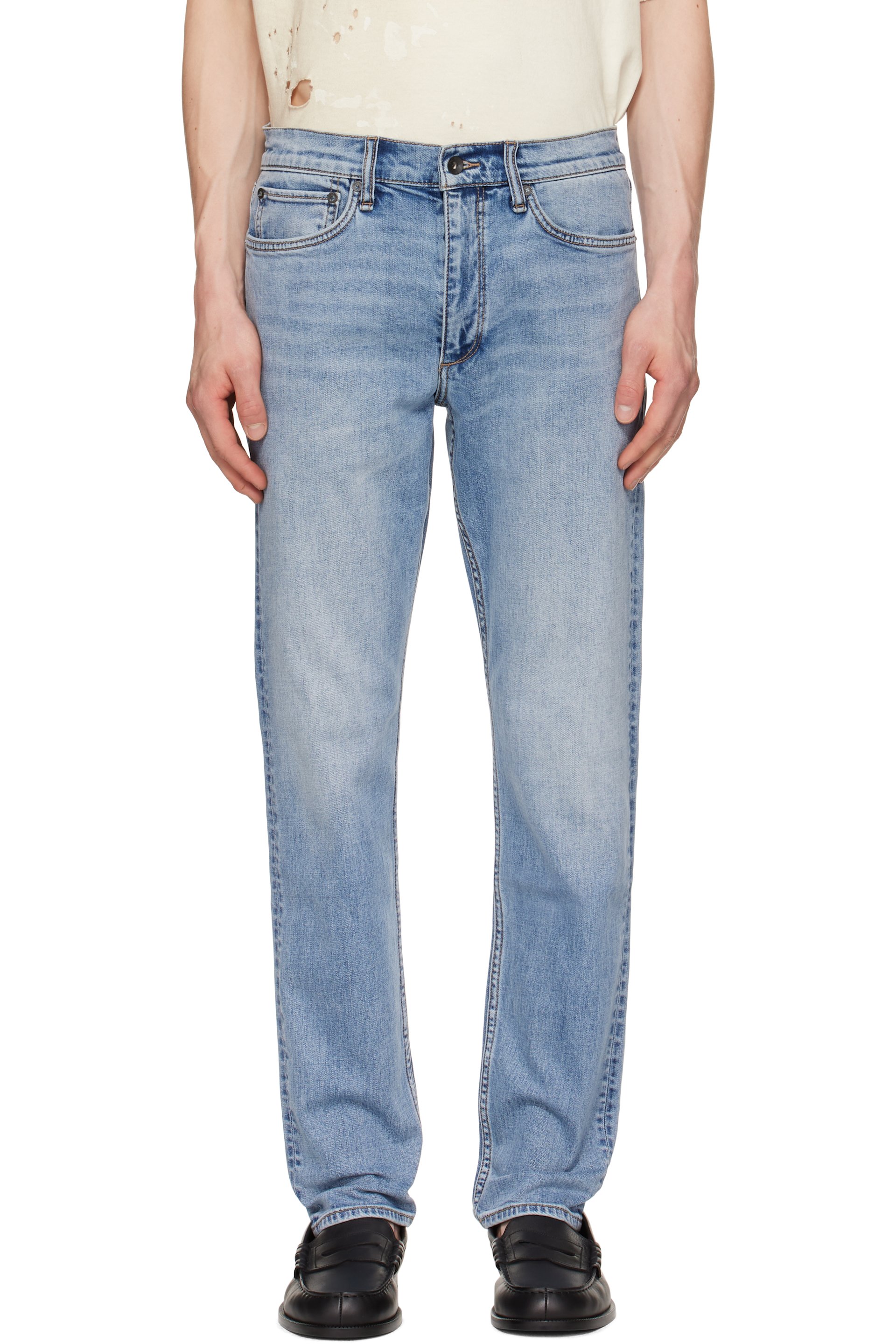 rag & bone - Blue Fit 2 Authentic Stretch Jeans