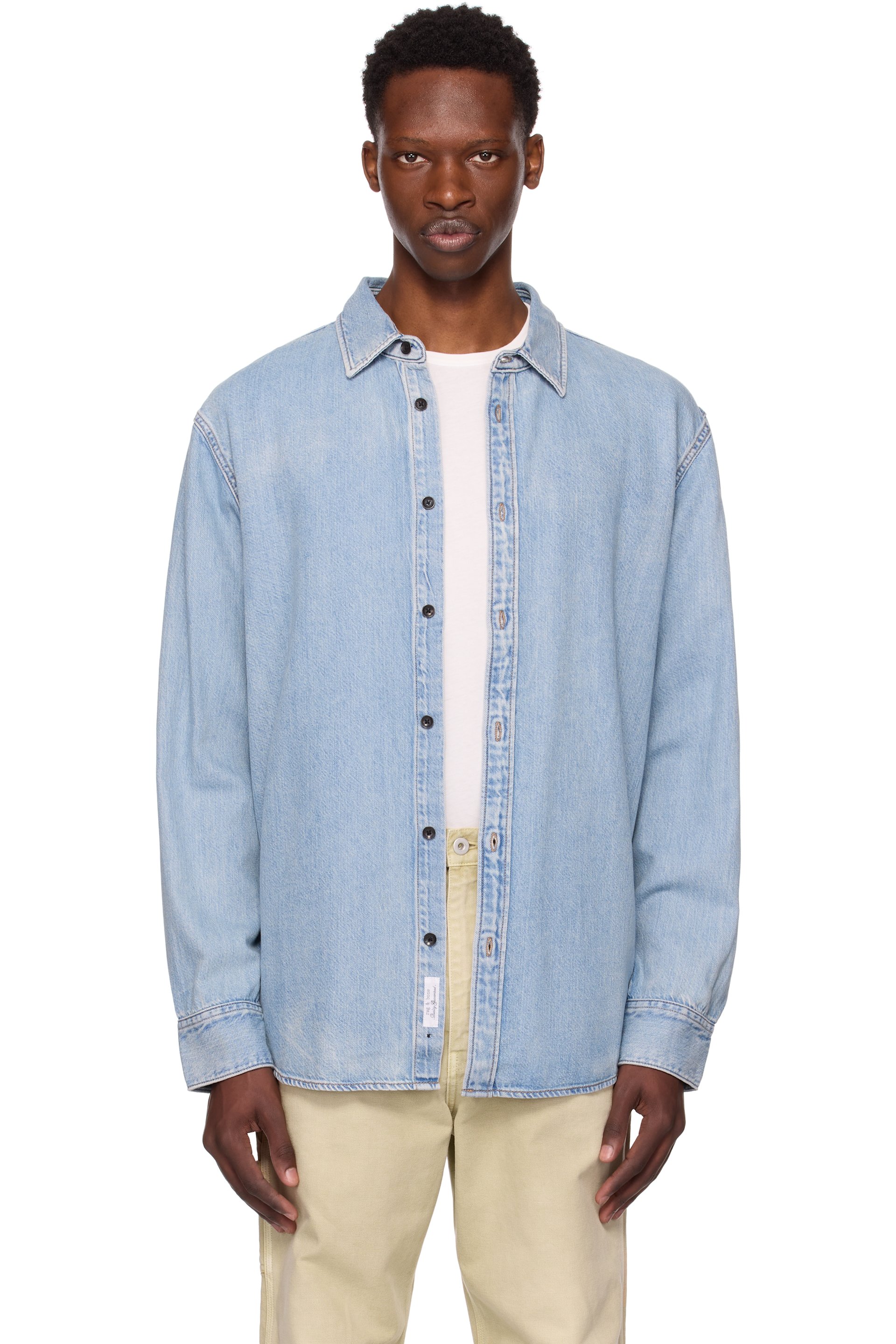 rag & bone - 蓝色 Finch 牛仔衬衫