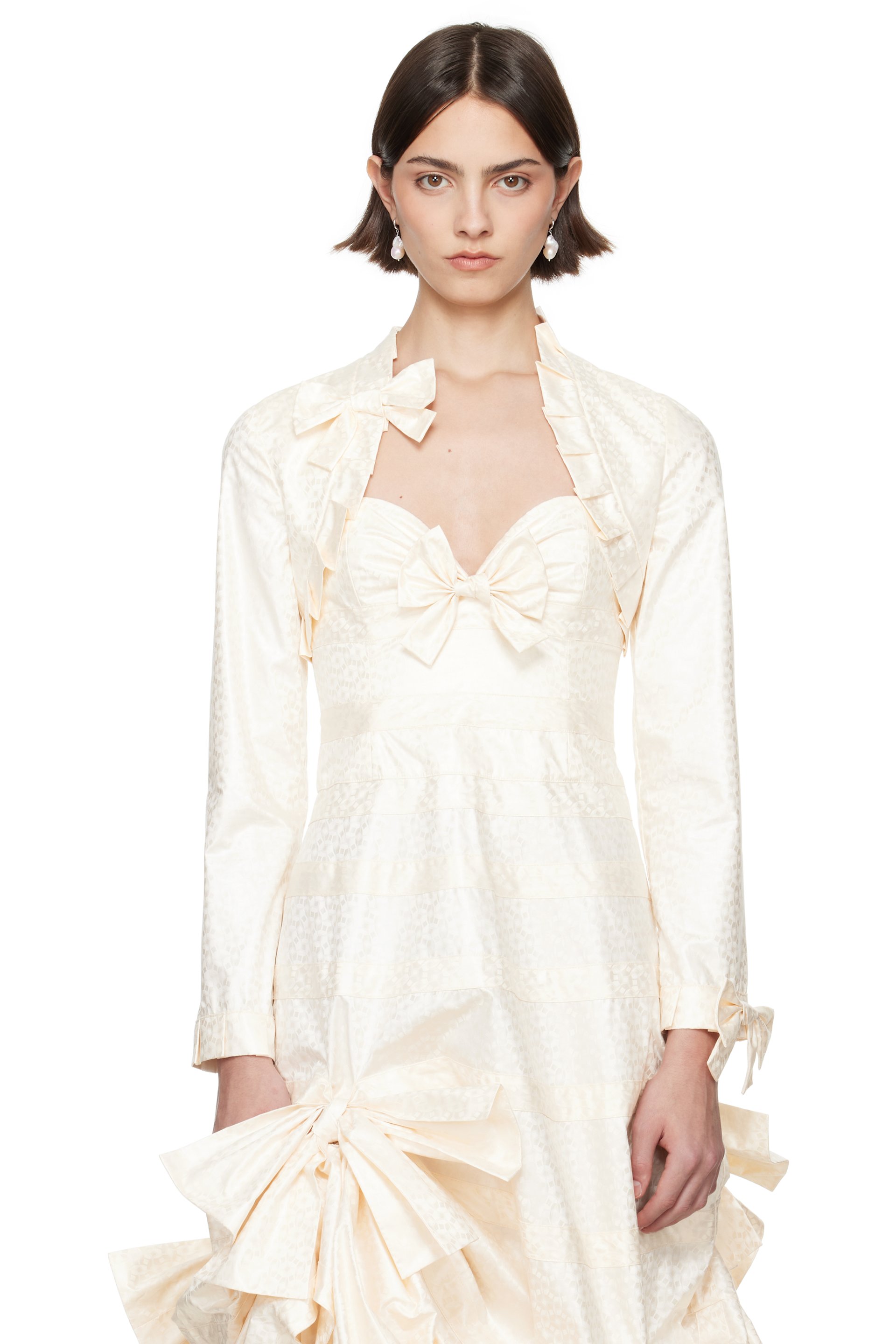 Super YAYA - Cardigan de style boléro exclusif à SSENSE - Mariage