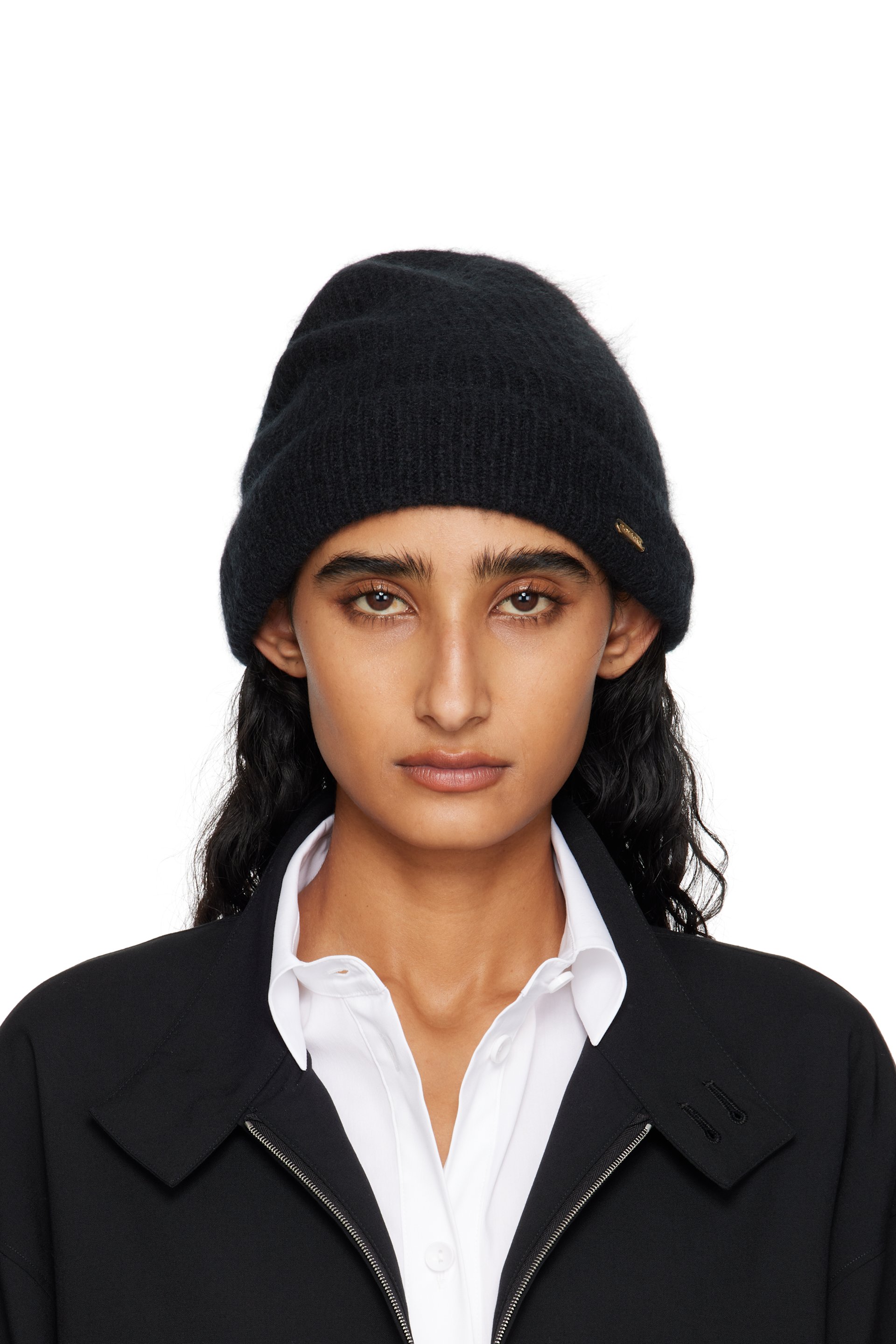 TOM FORD - Bonnet noir en cachemire