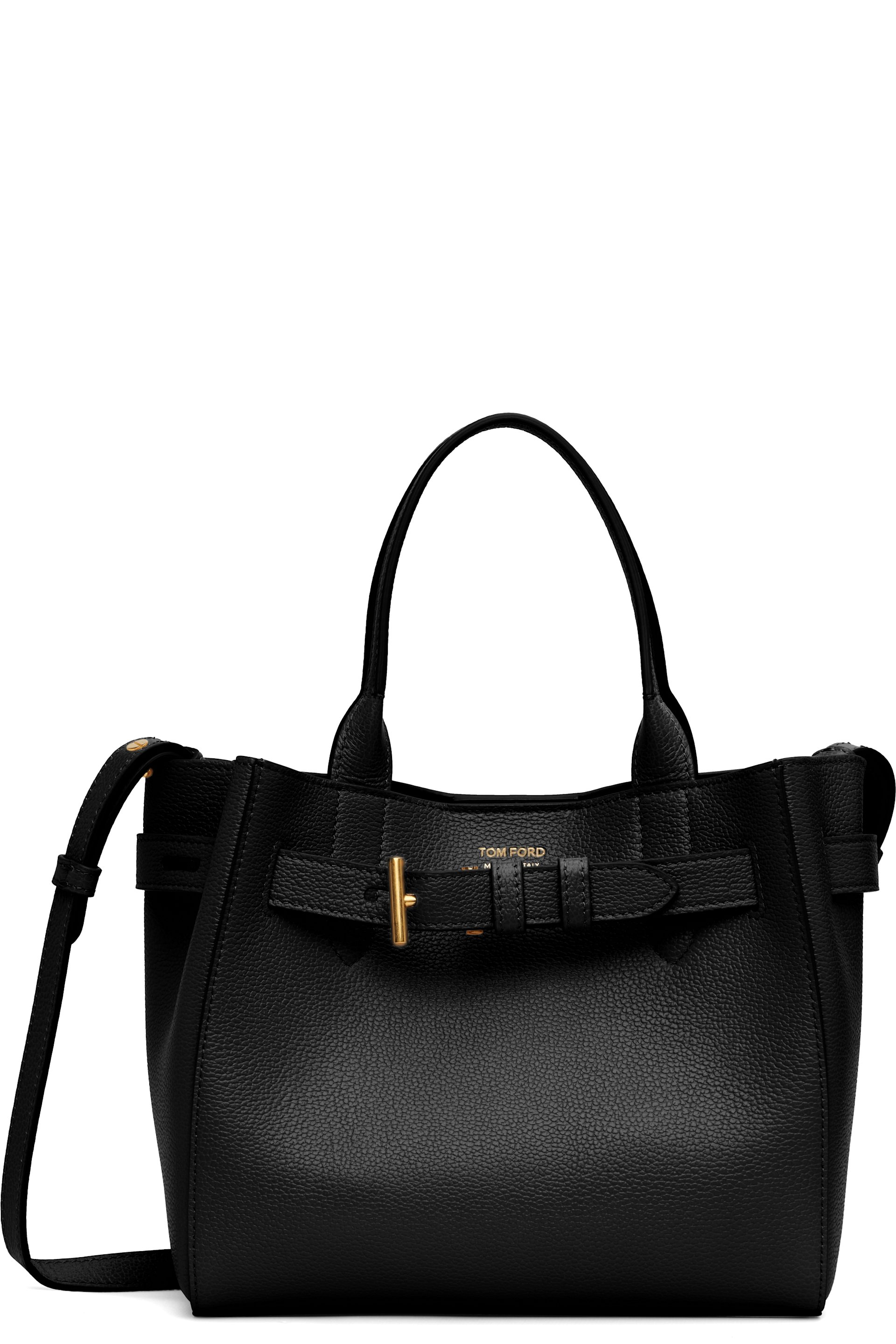TOM FORD - Petit sac Audrey noir en cuir grainé