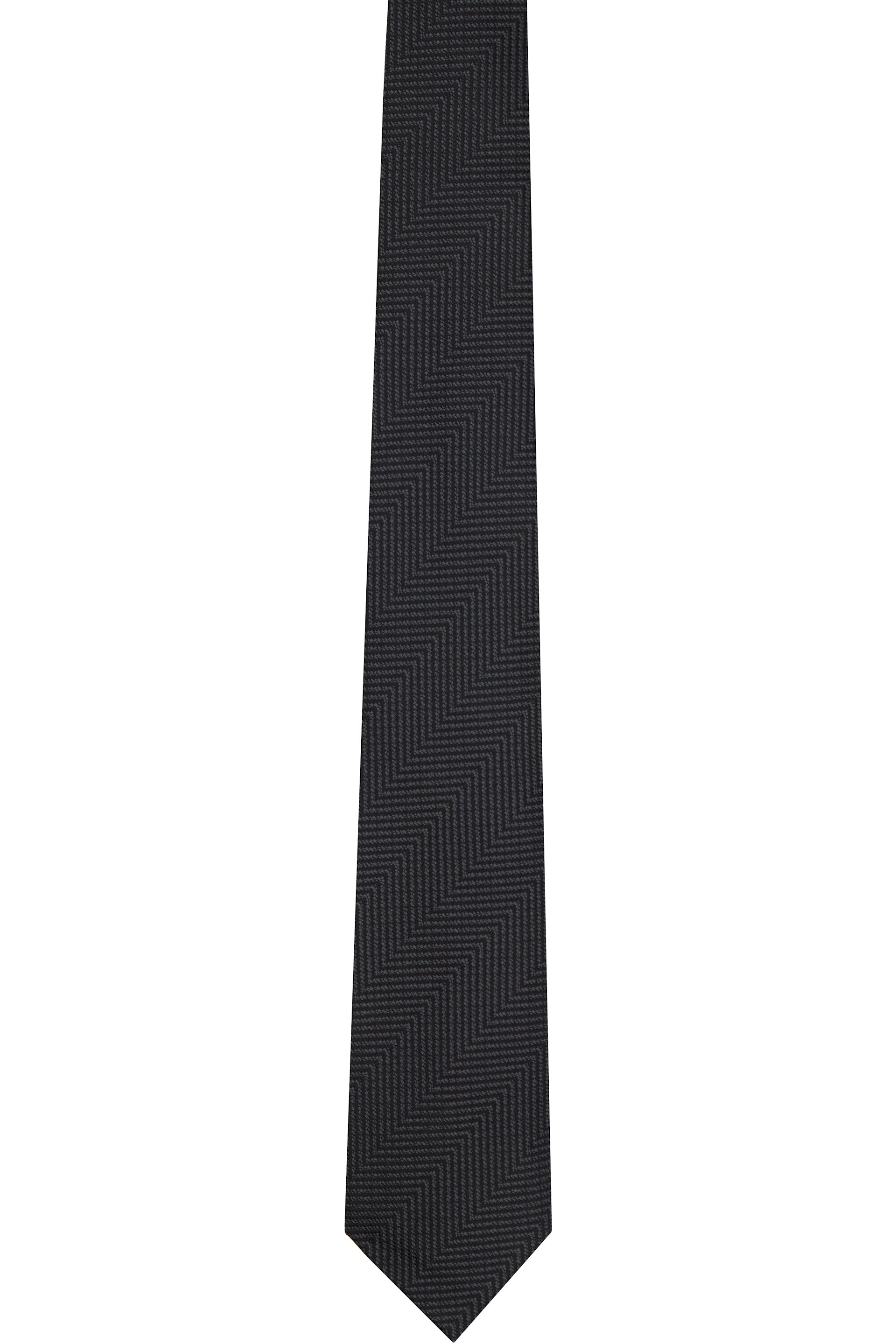 TOM FORD - Black Mouline Herringbone Tie