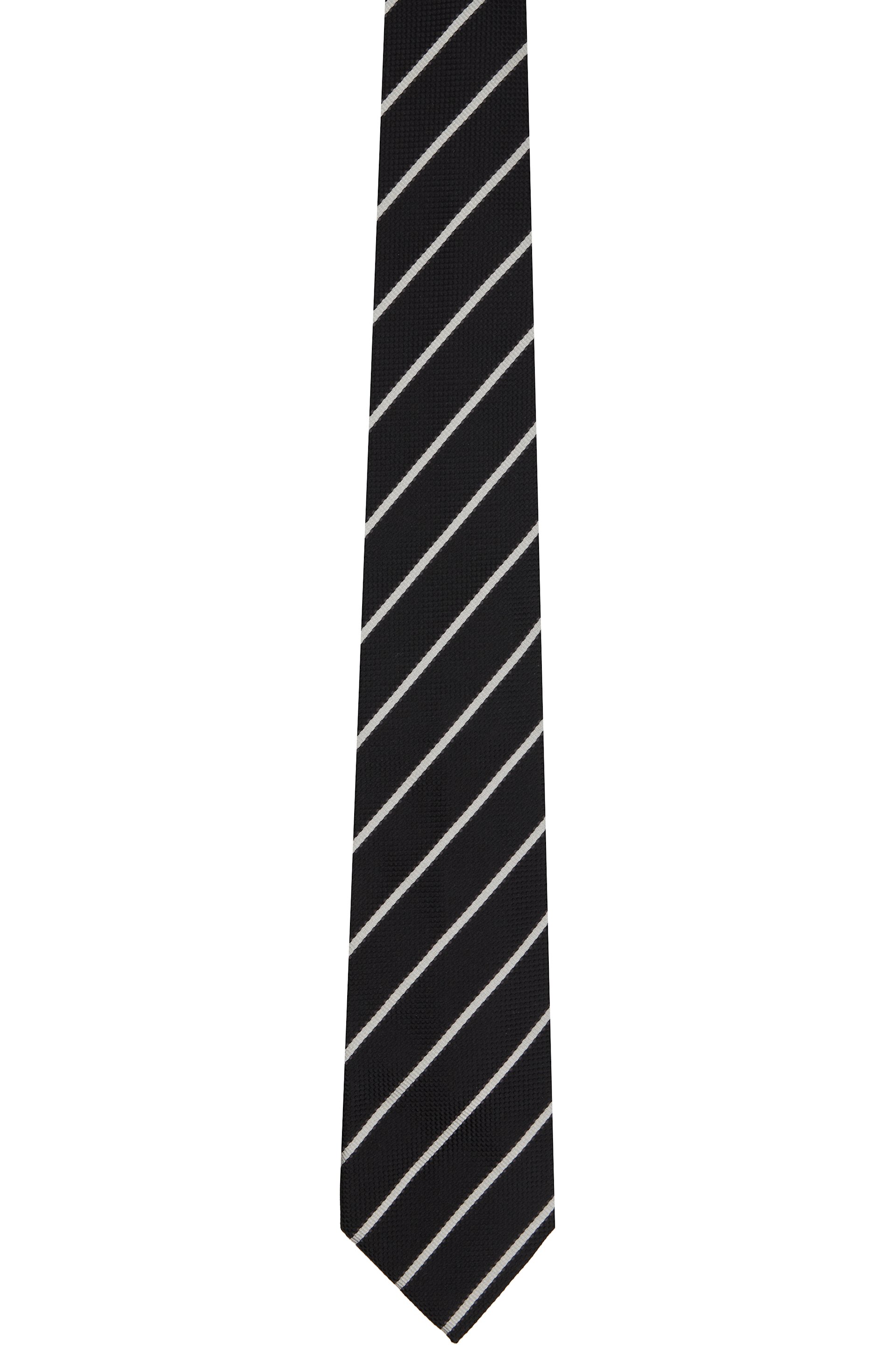 TOM FORD - Black Alternate Weave Regimental Tie