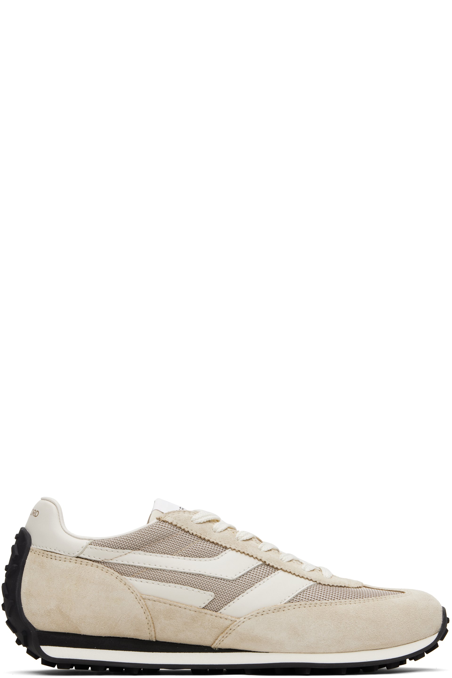 TOM FORD - Beige Suede Mick Sneakers