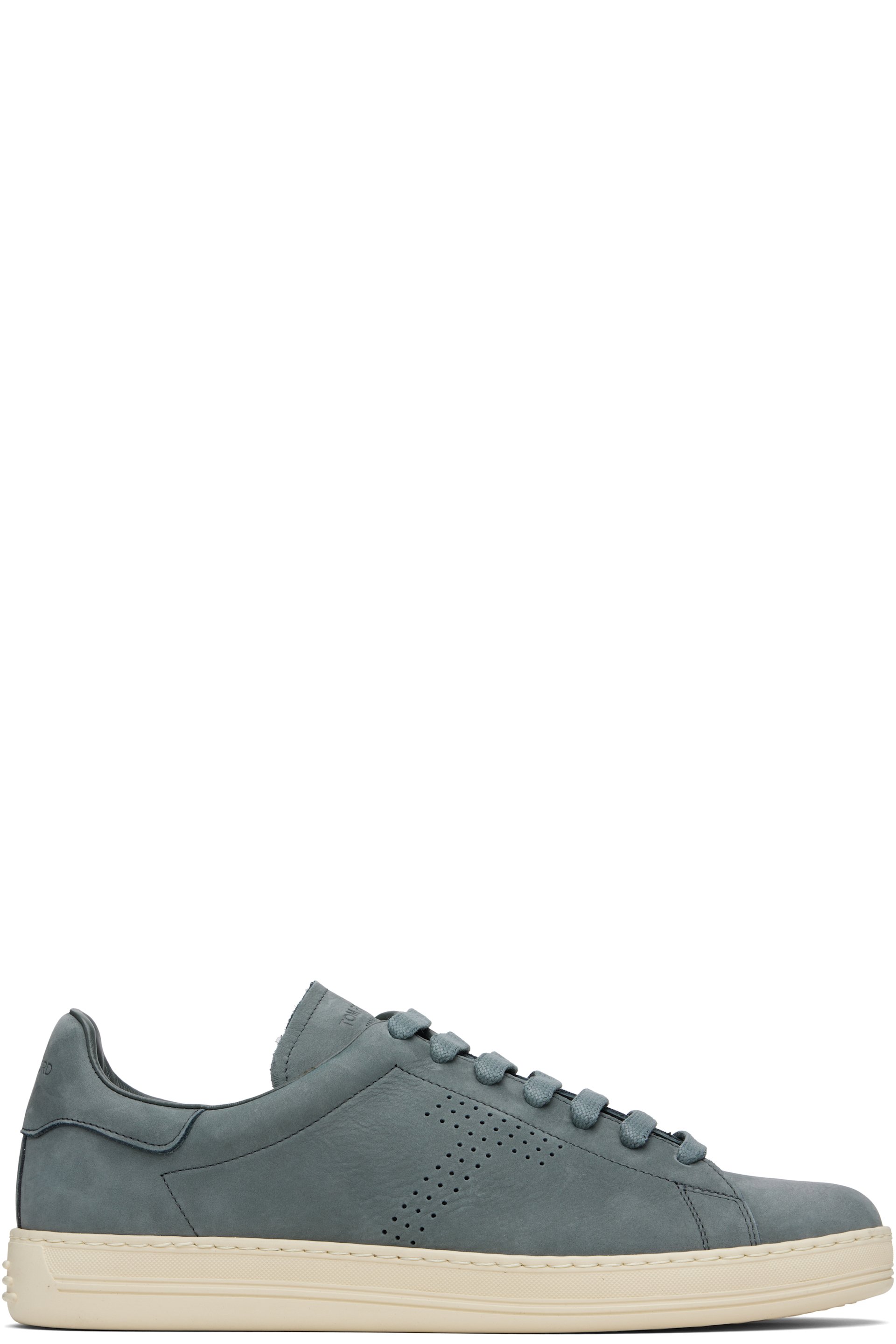 TOM FORD - Blue Nubuck Warwick Sneakers