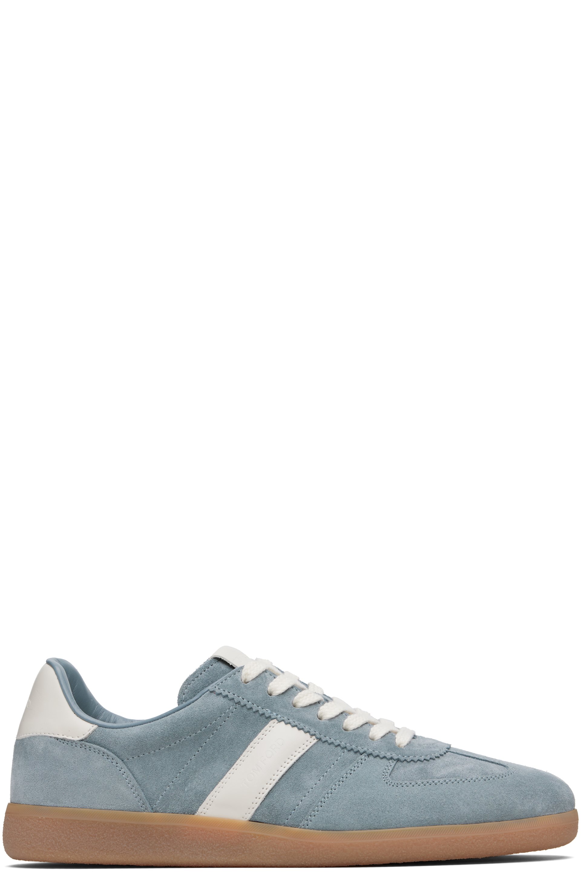 TOM FORD - Blue Suede Archer Sneakers