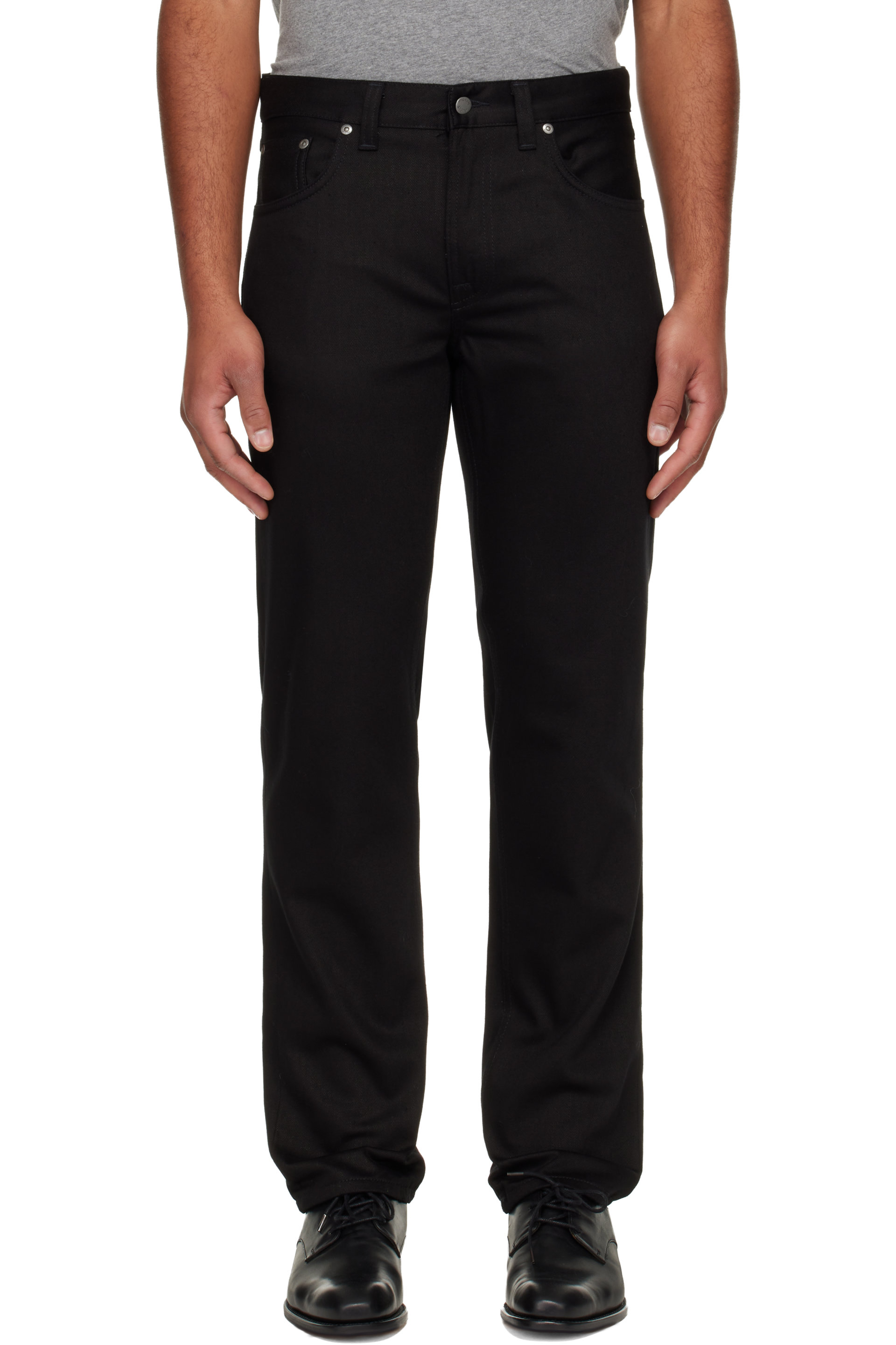 Nudie Jeans - Black Gritty Jackson Jeans