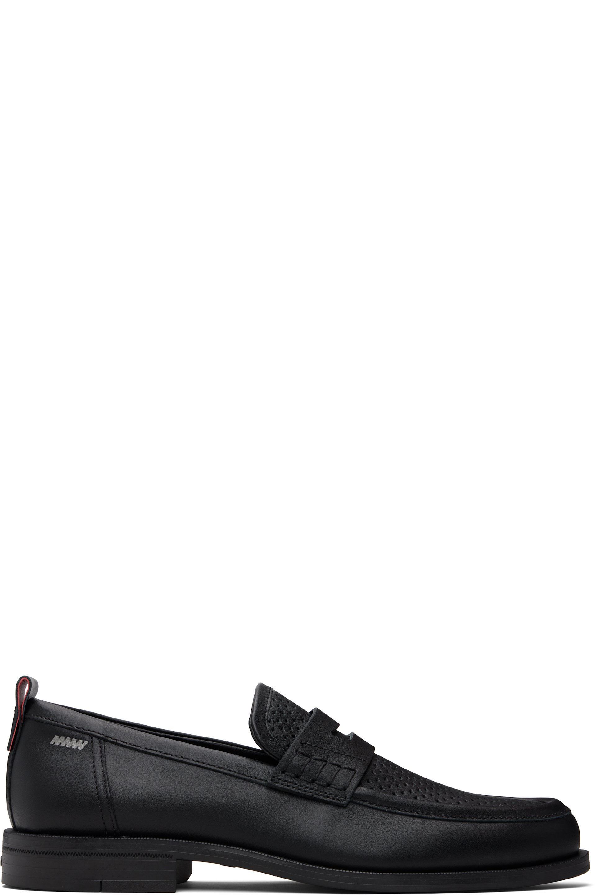 Hugo - Black Perforated Loafers
