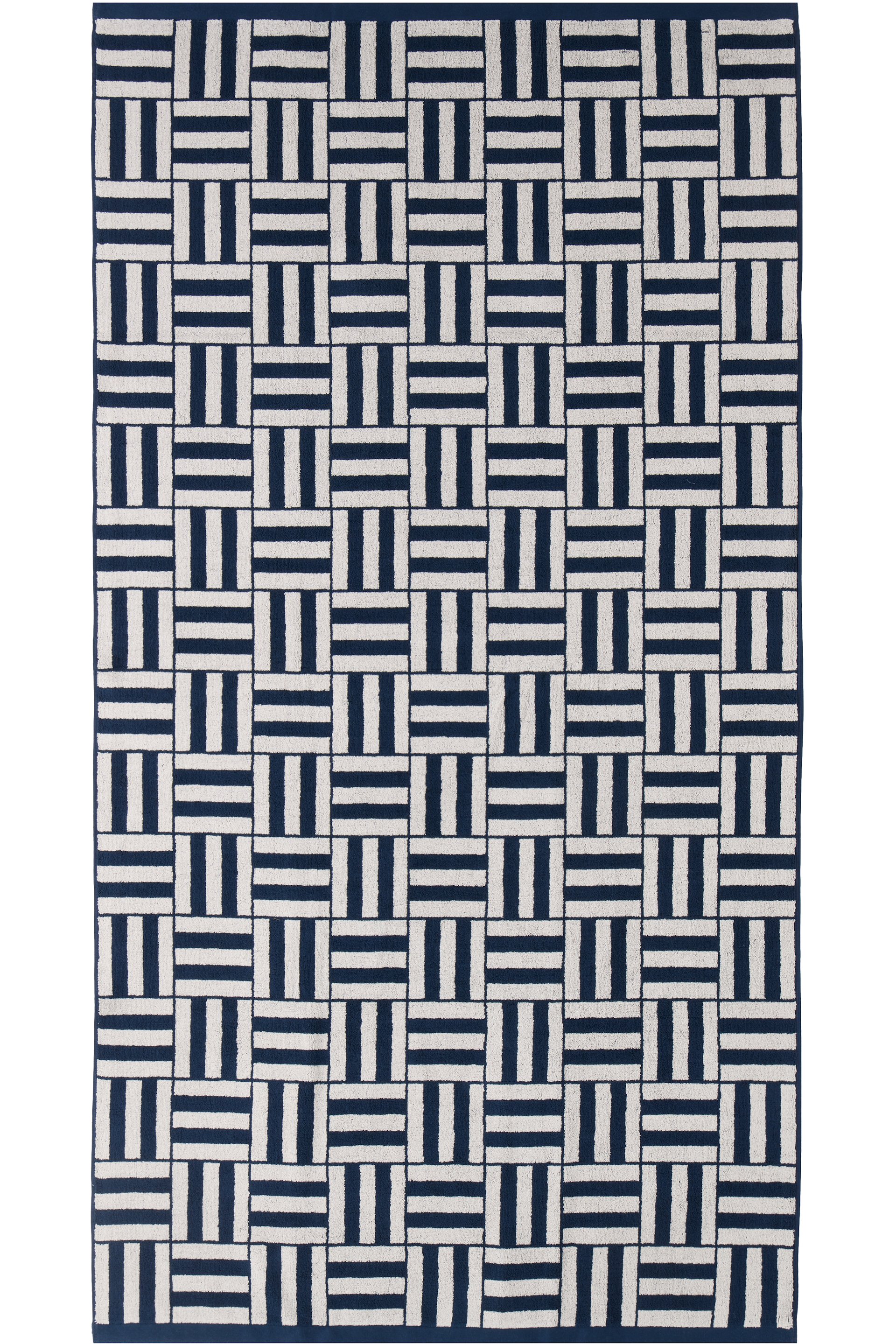 Baina - Navy & Gray Willis Pool Towel