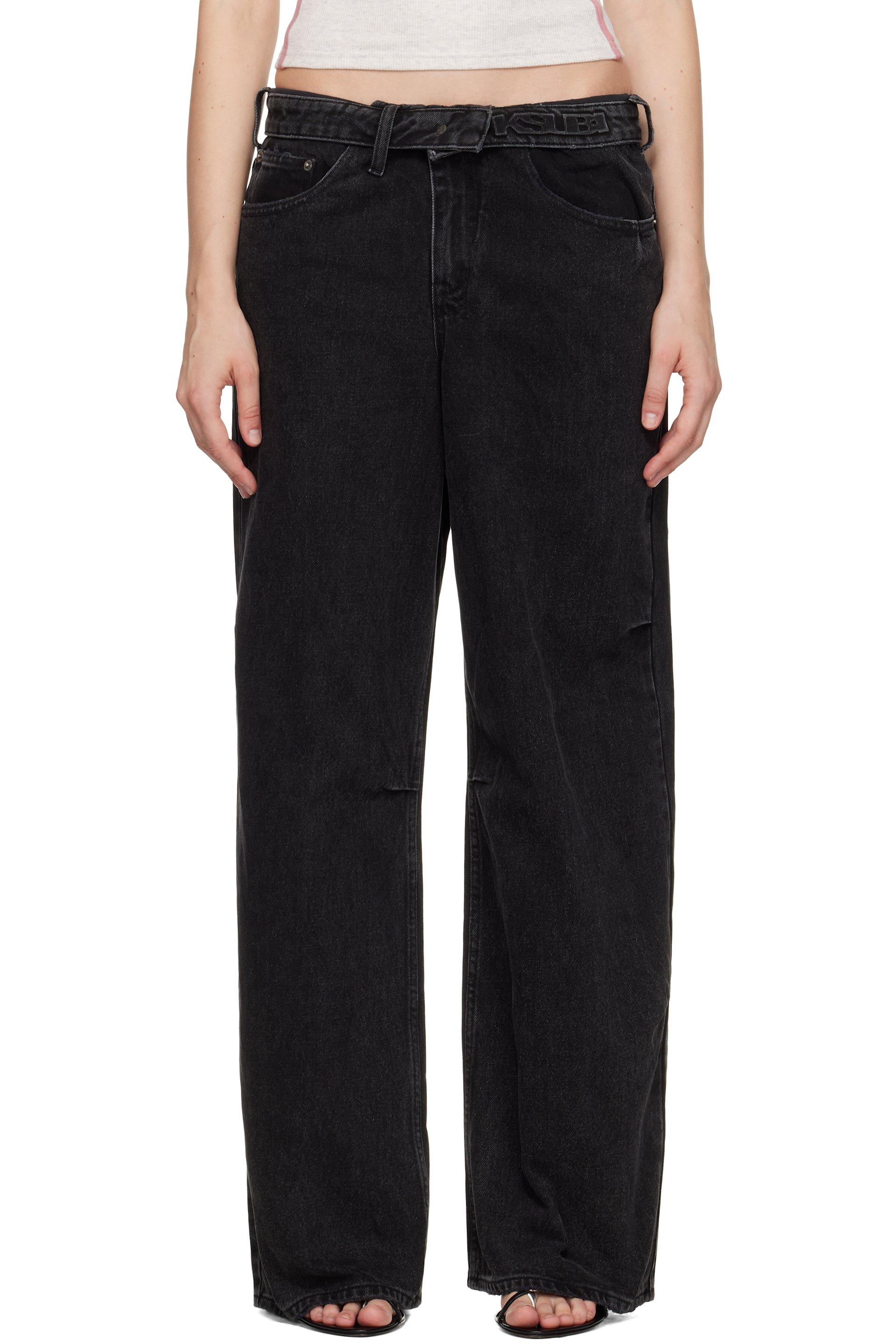 Ksubi - Jean Ksuper Flip noir