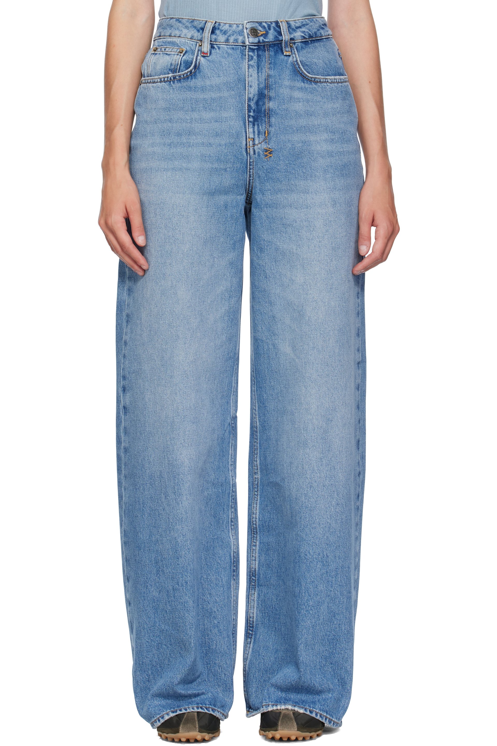 Ksubi - Jean ample Strider Horizon bleu