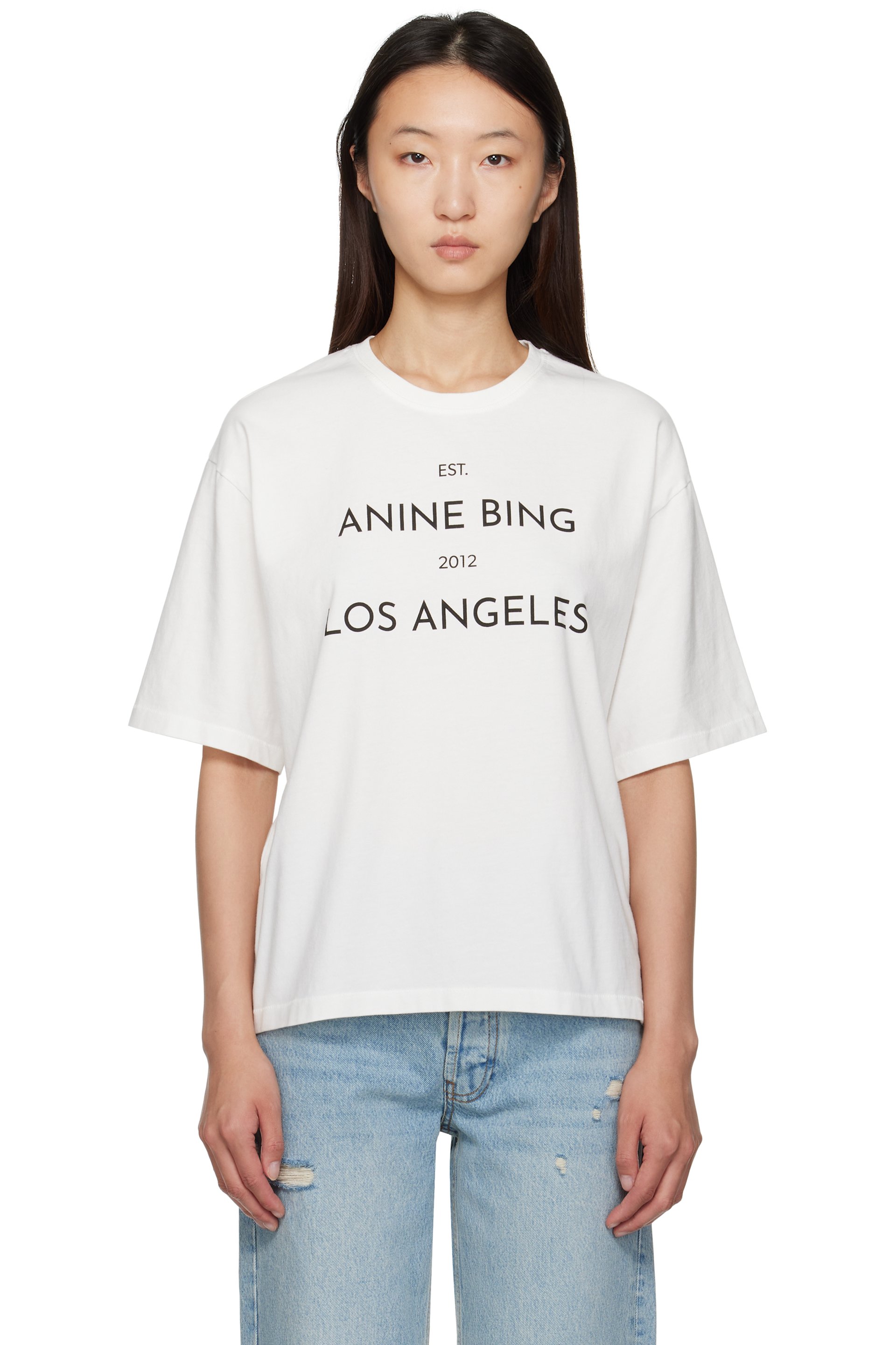 ANINE BING T-Shirts for Women | SSENSE Canada