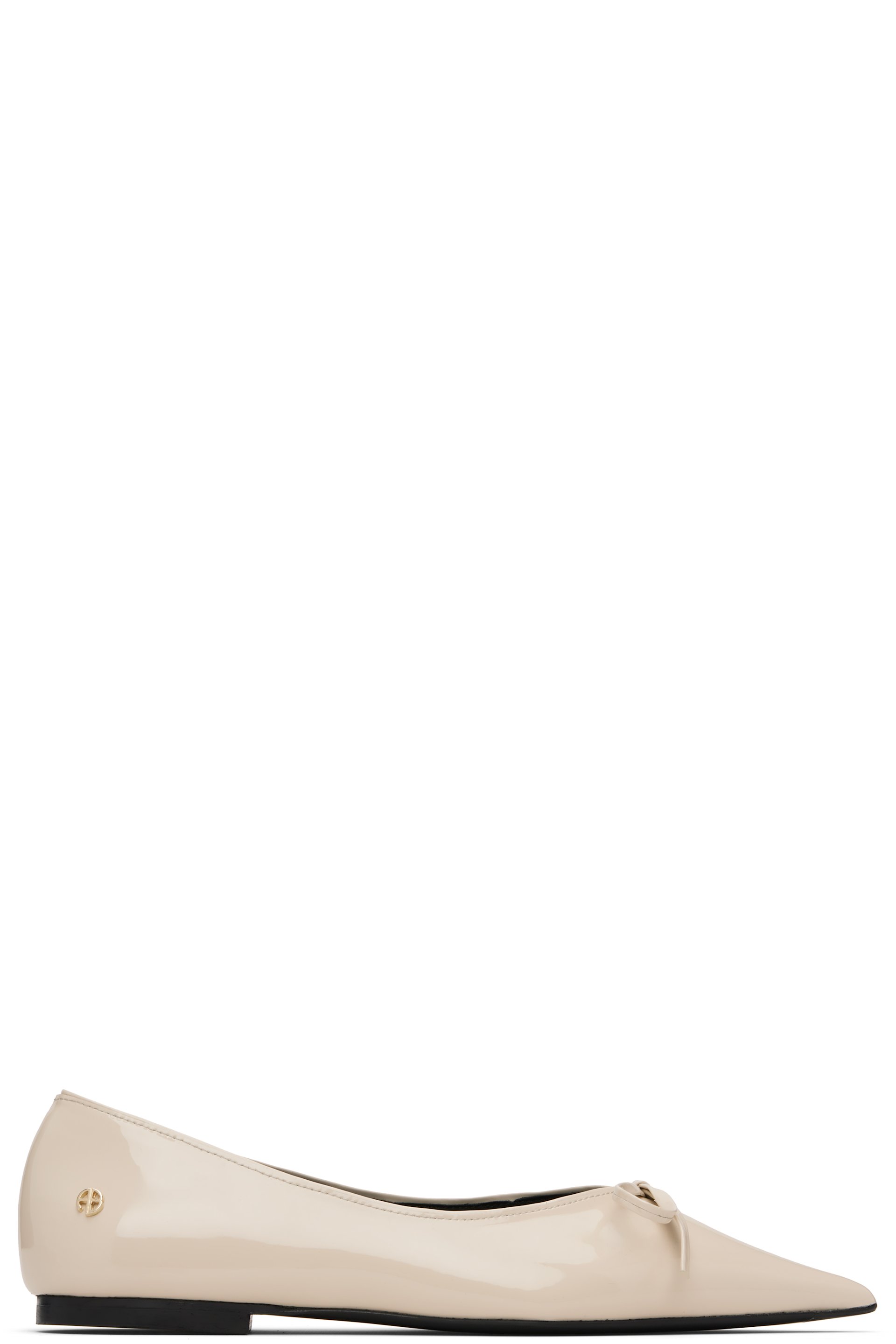 ANINE BING - Beige Hilda Ballerina Flats