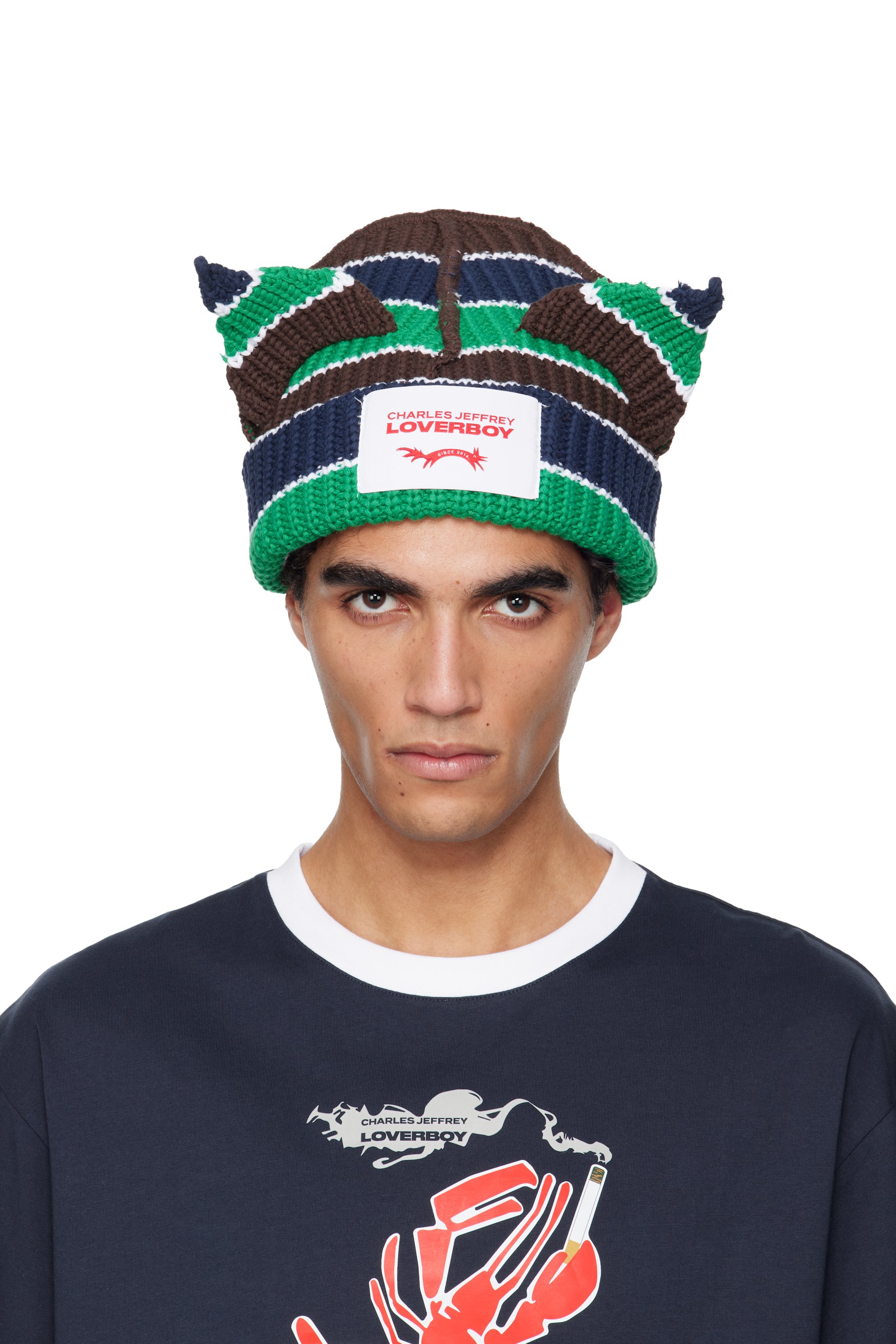 Charles Jeffrey LOVERBOY - Multicolor Chunky Ears Beanie