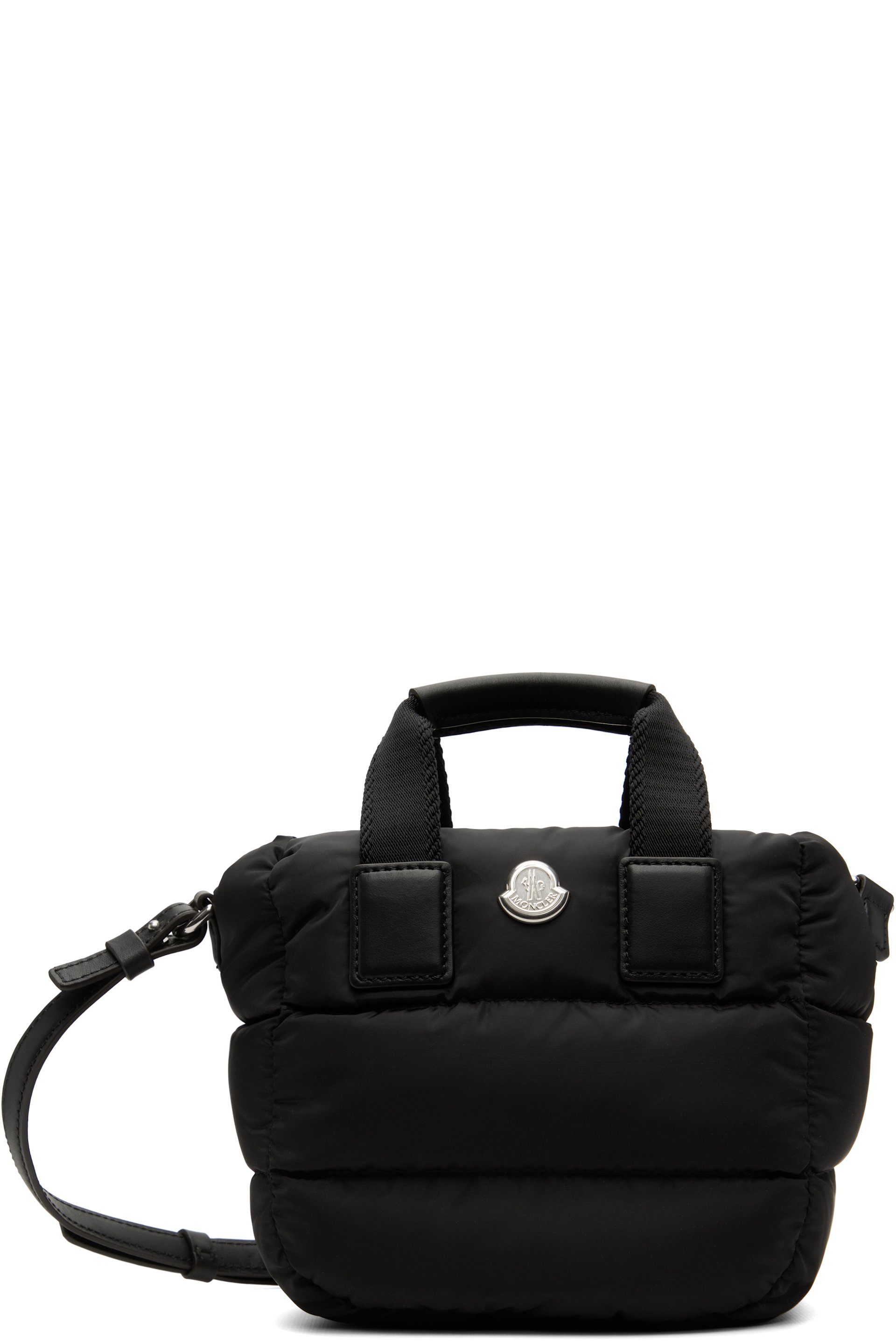 Moncler: Black Micro Caradoc Cross Body Bag | SSENSE