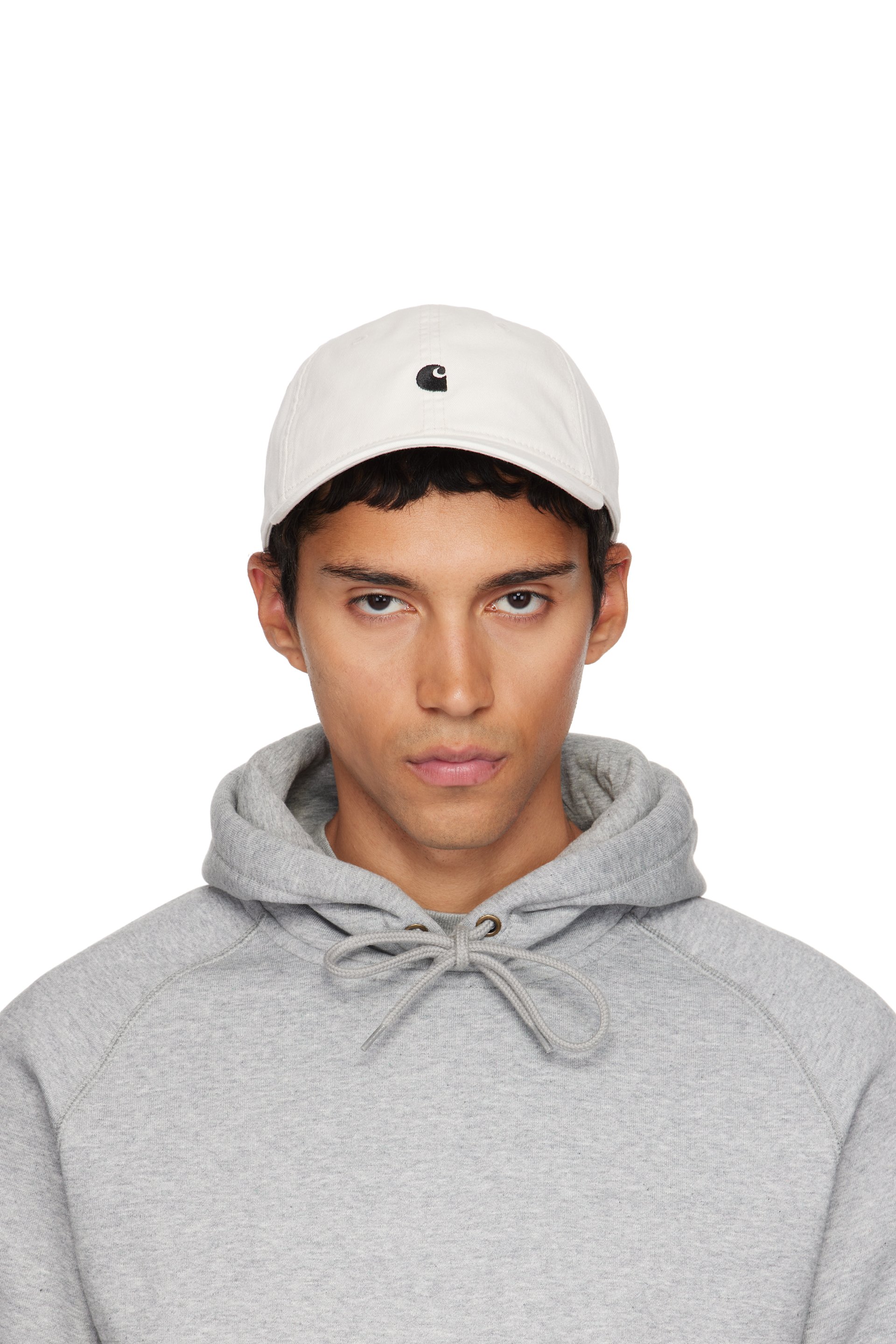 Carhartt Work In Progress - White Madison Logo Cap