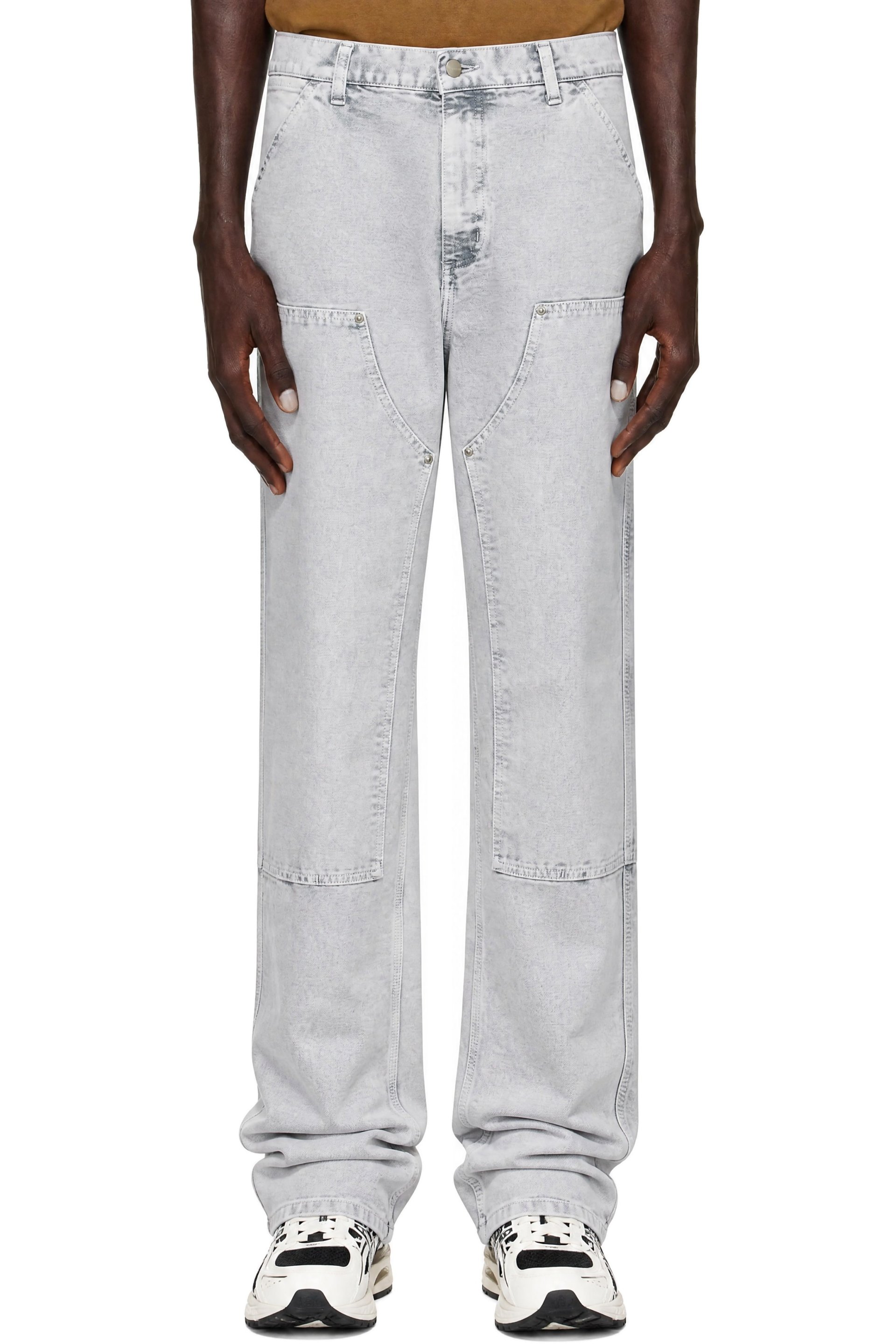 Carhartt Work In Progress - Gray Double Knee Trousers