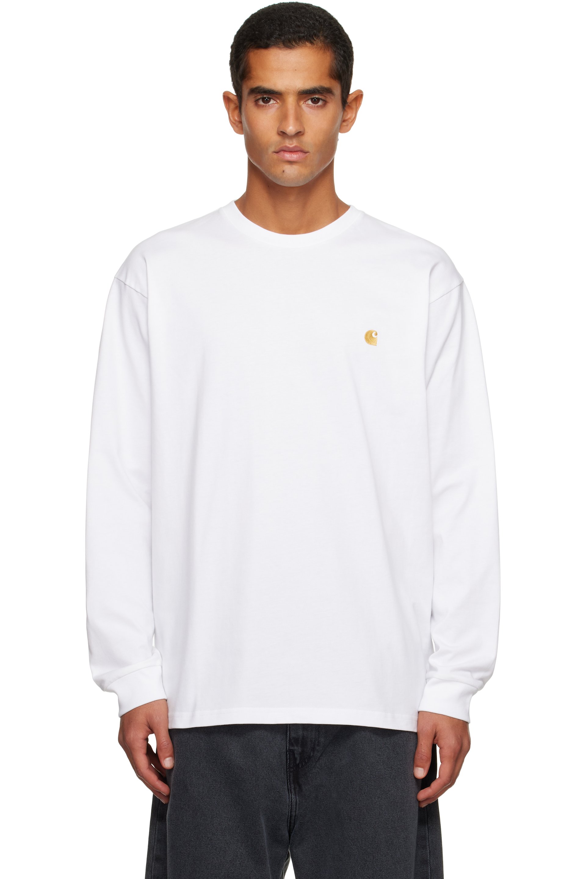 Carhartt Work In Progress - White Chase Long Sleeve T-shirt