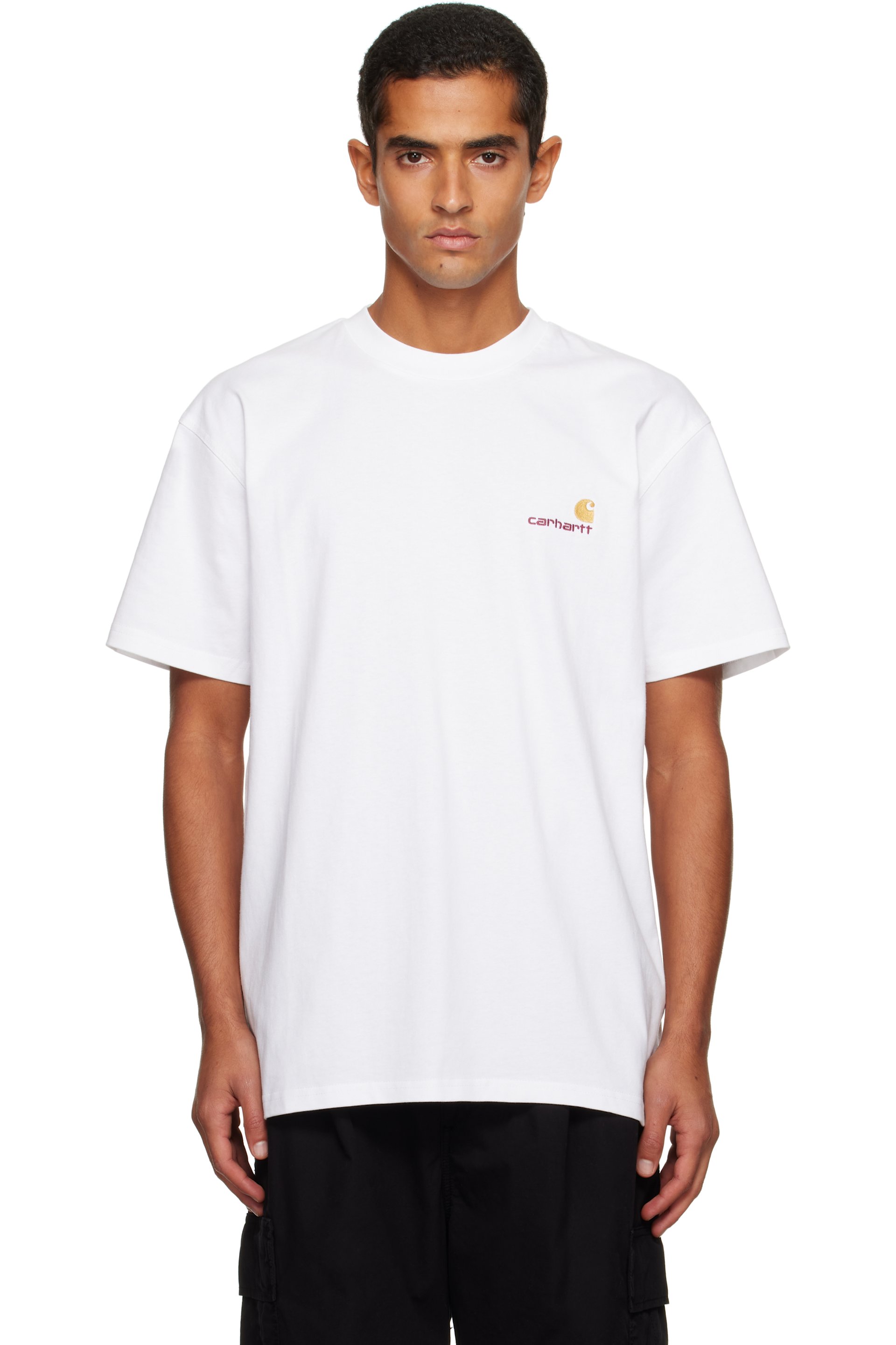 Carhartt Work In Progress - White American Script T-shirt