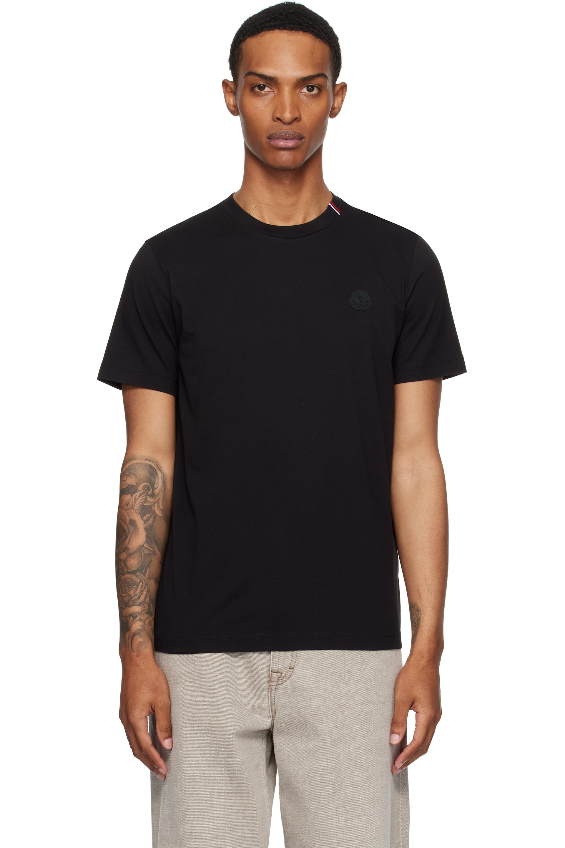 Moncler - ブラック 半袖Tシャツ