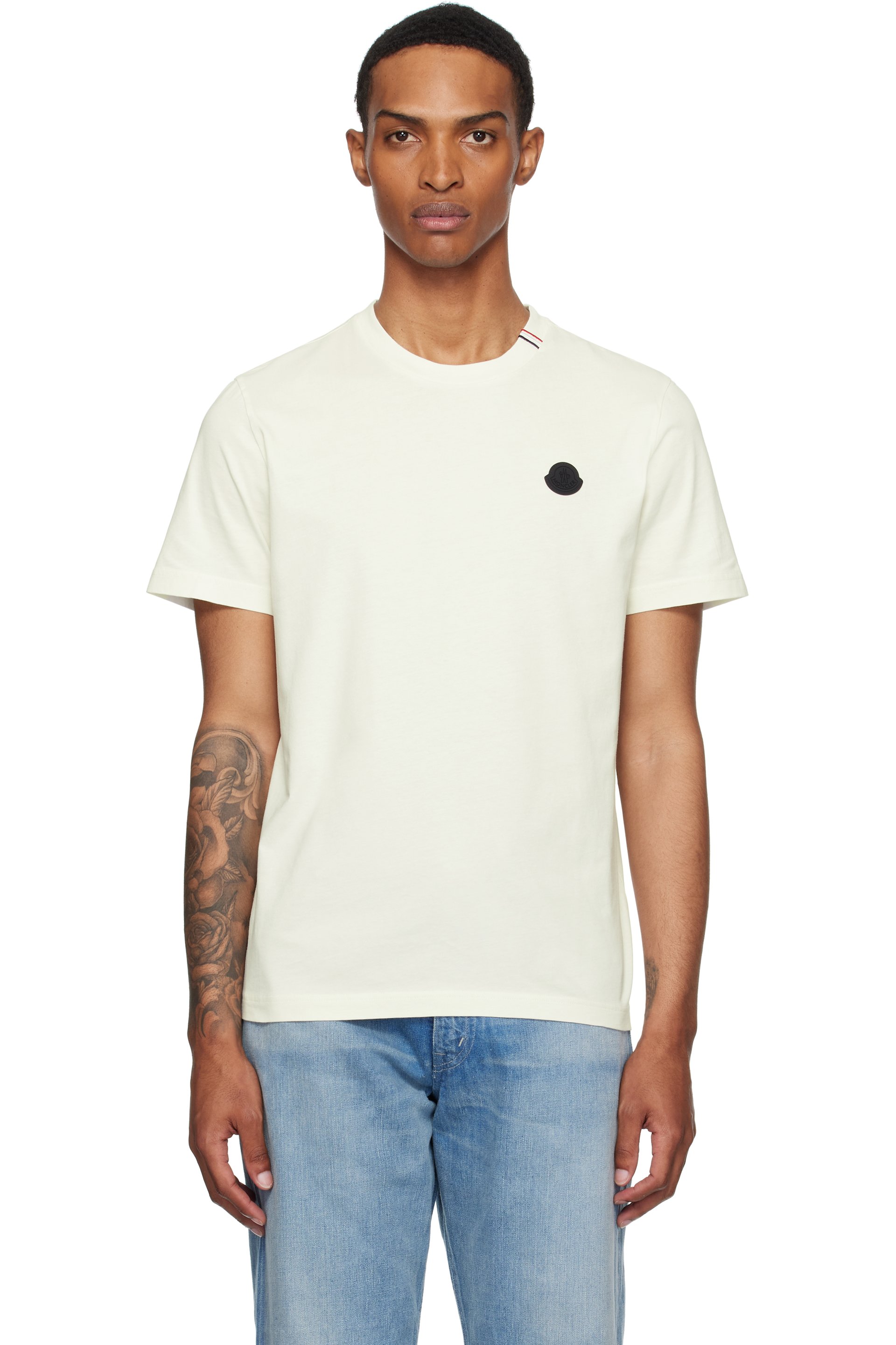 Moncler - オフホワイト 半袖Tシャツ
