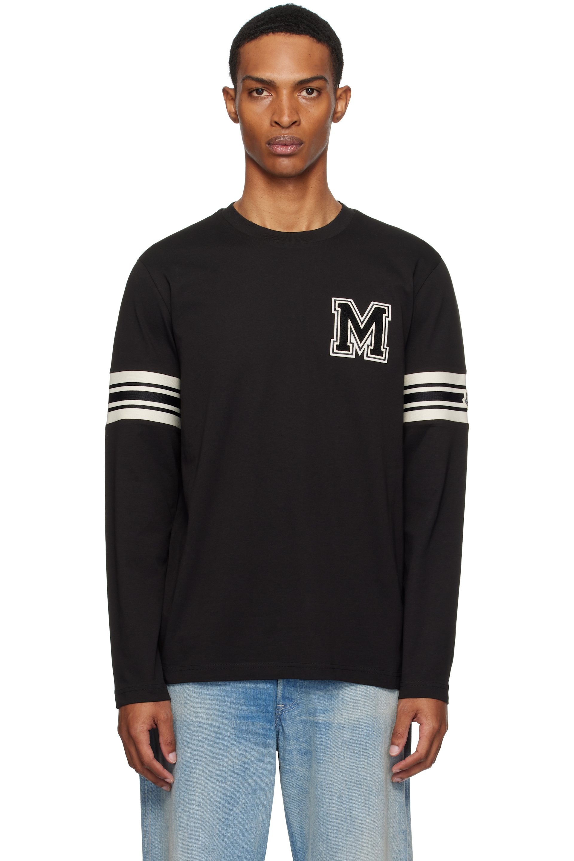 Moncler - ブラック Archivio 長袖Tシャツ