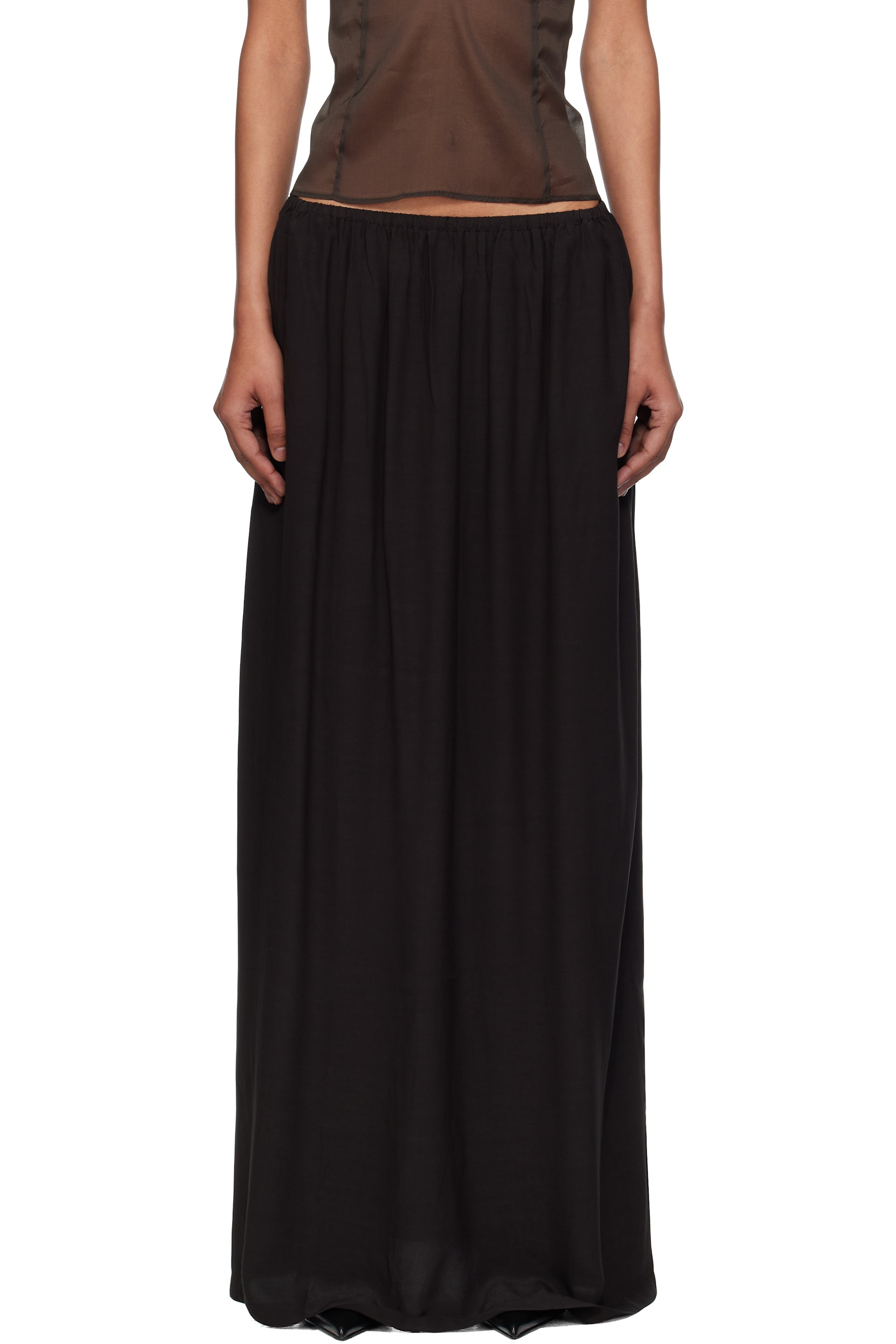 The Frankie Shop - Jupe longue Aeson noire