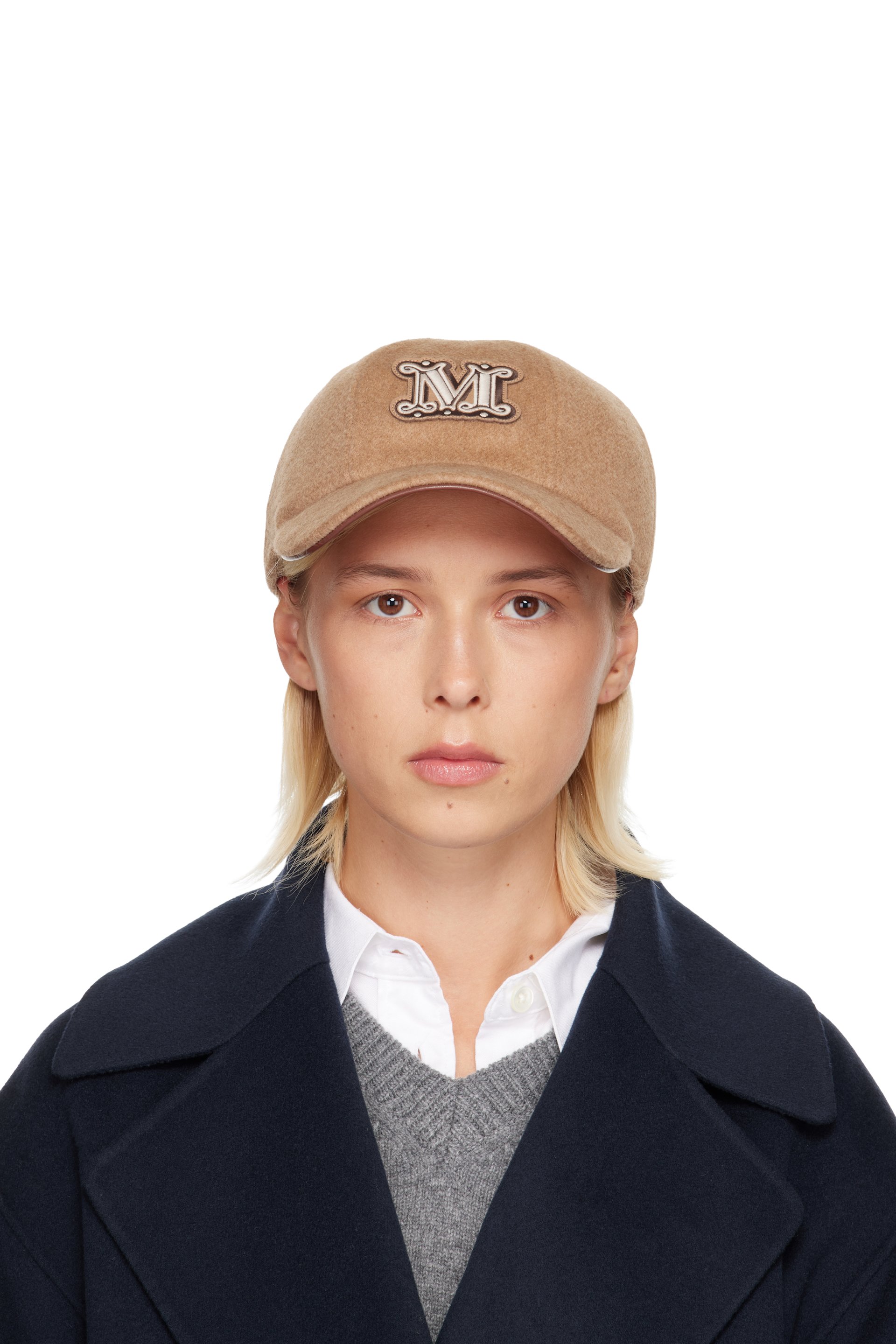 Max Mara - Tan Fedora Cap