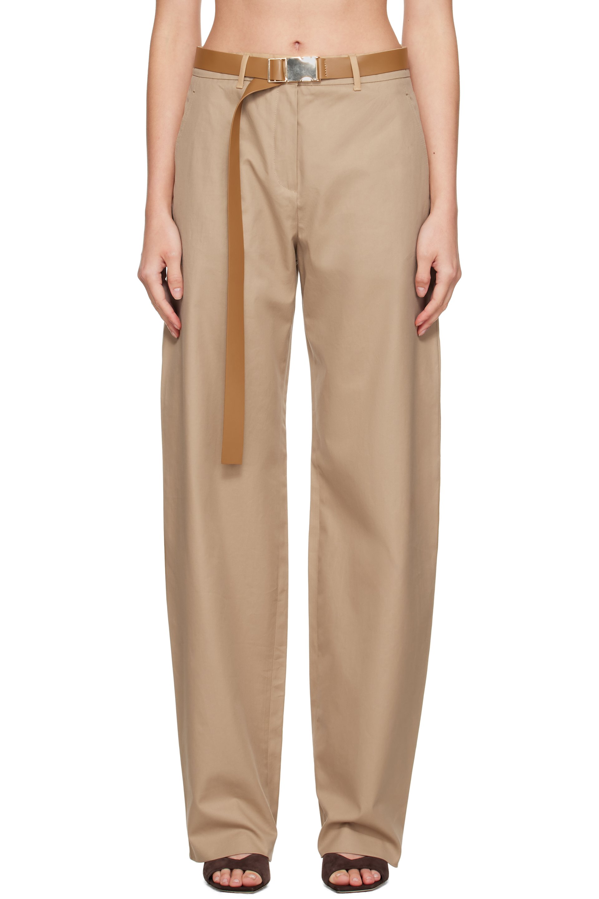 Max Mara - Pantalon Bleu beige
