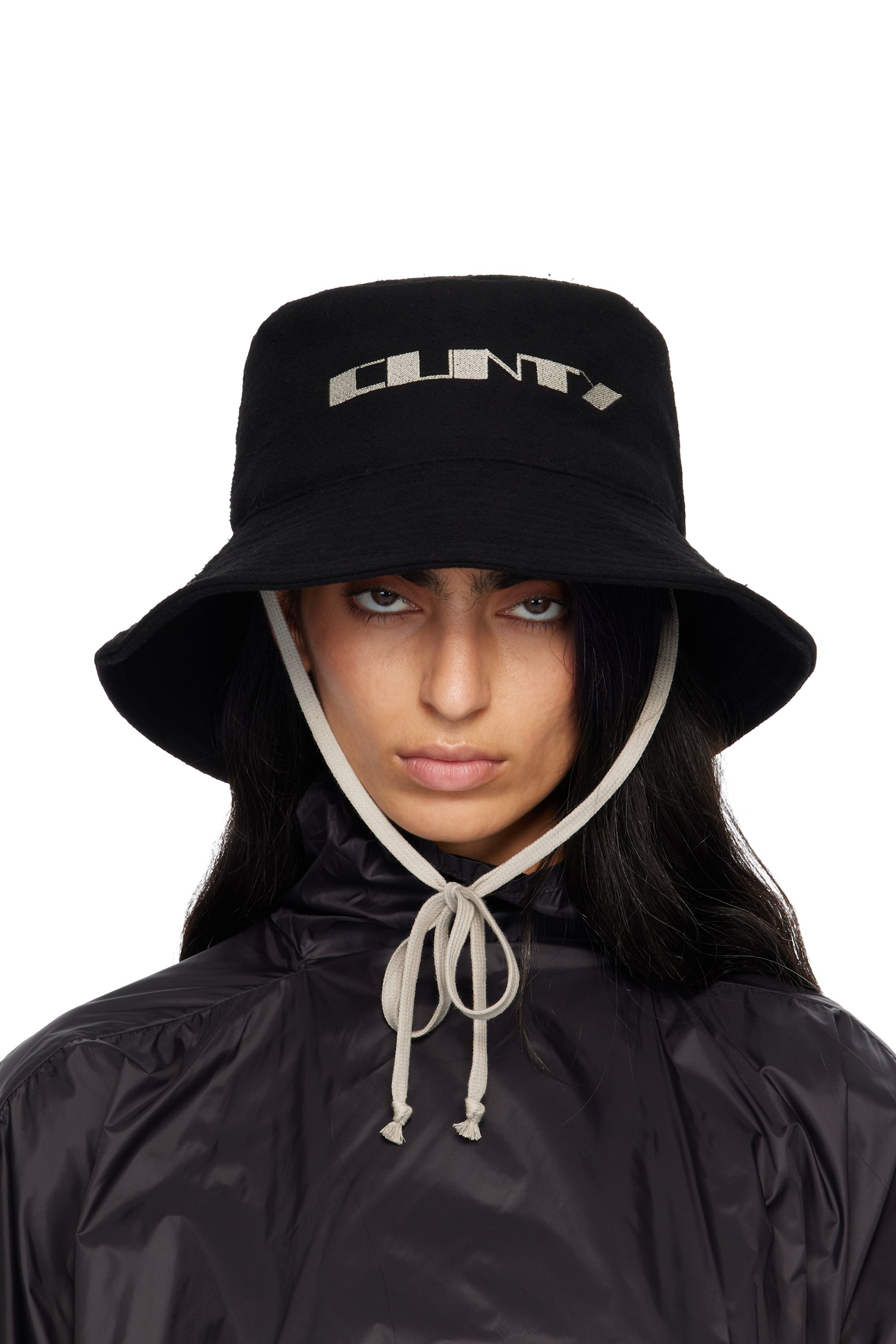 Rick Owens DRKSHDW - Chapeau bob Gilligan noir - Concordians