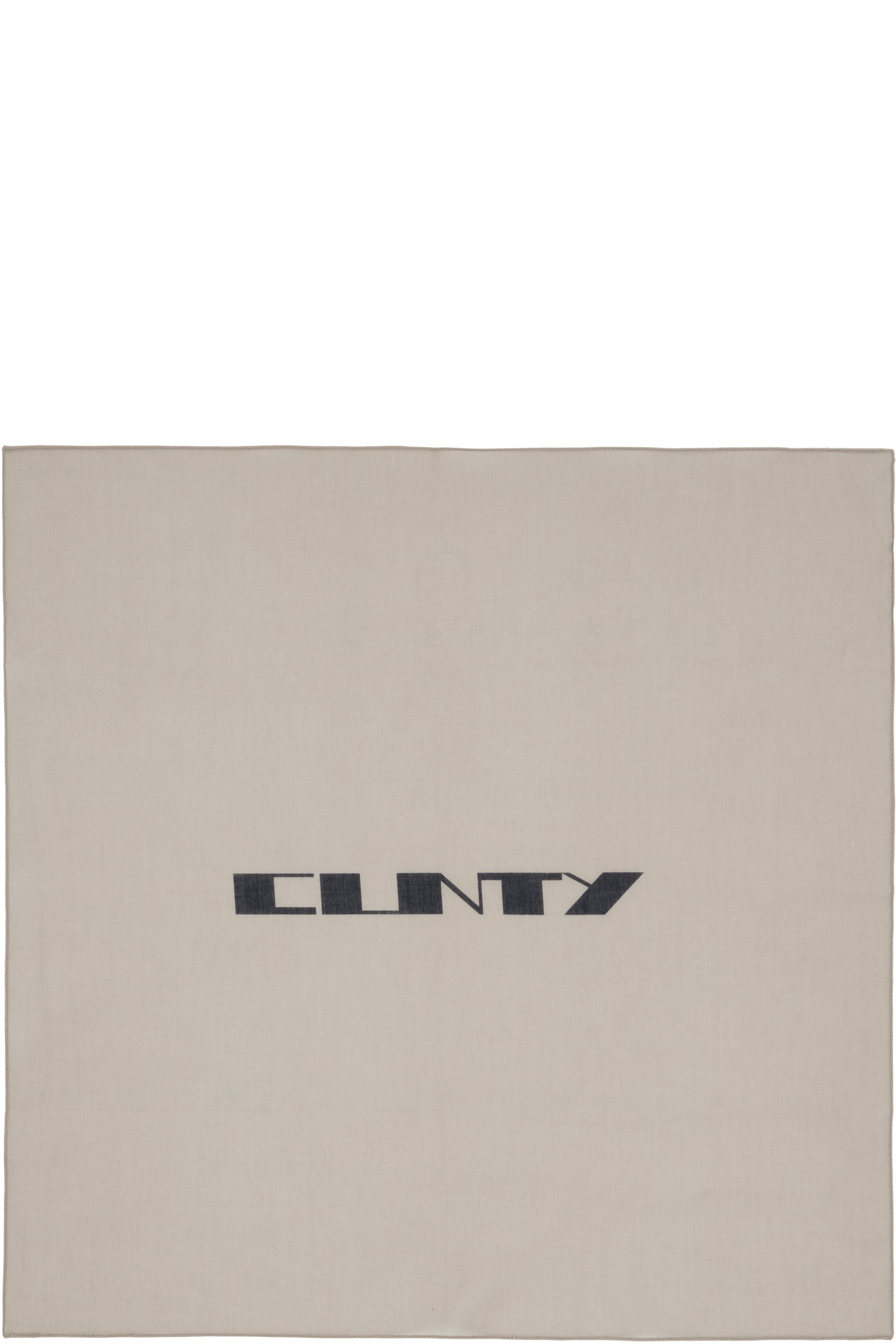 Rick Owens DRKSHDW - Bandana taupe en coton - Concordians