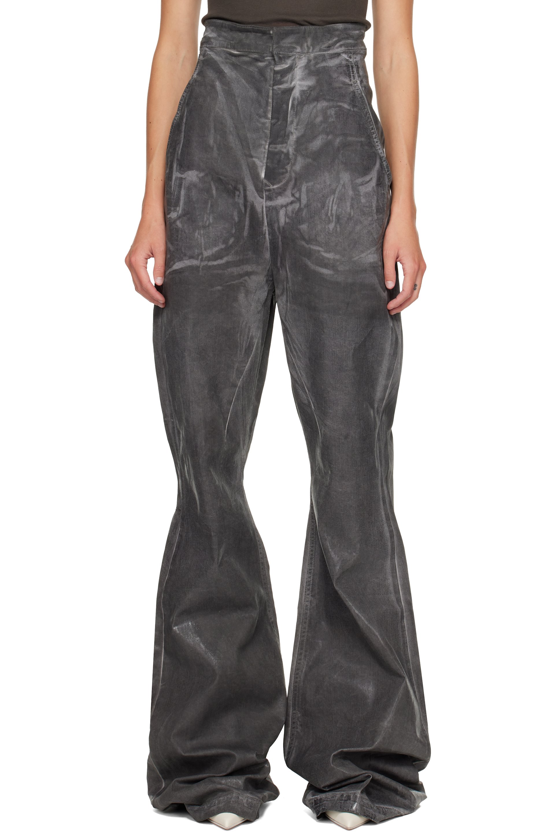 Rick Owens DRKSHDW - Jean Dirt Bolan gris - Concordians