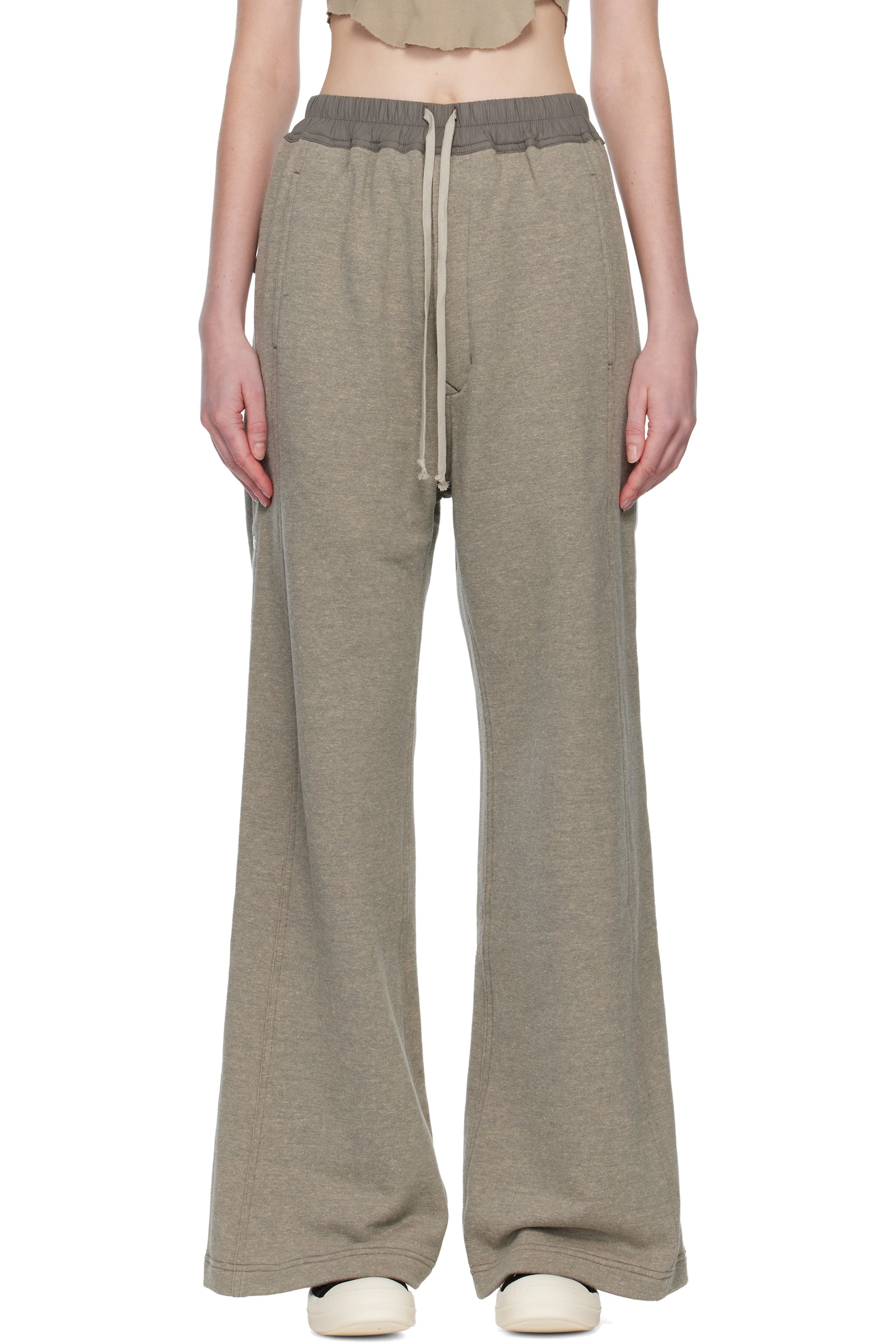 Rick Owens DRKSHDW - Pantalon gris à boutons-pression - Concordians