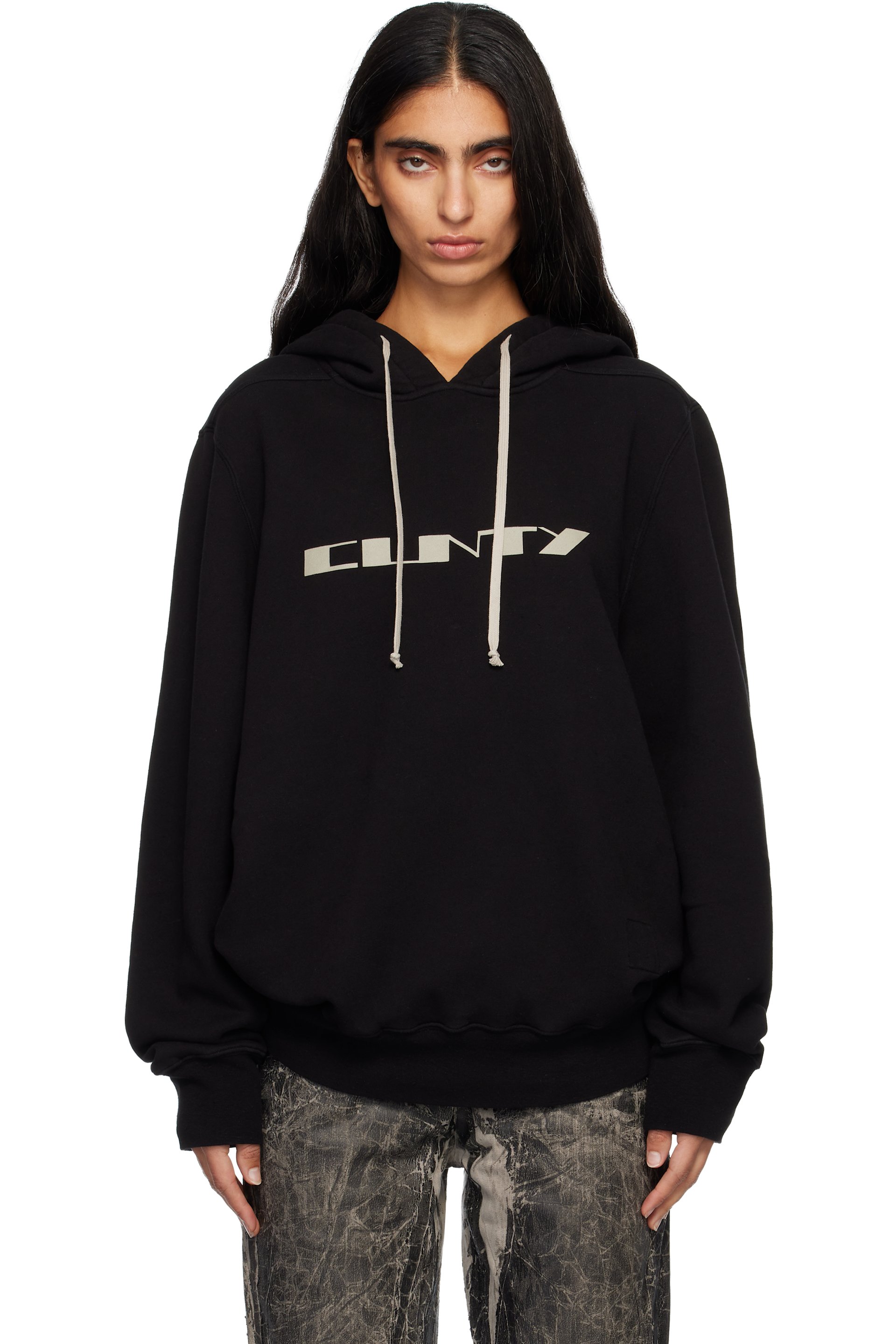 Rick Owens DRKSHDW - Pull à capuche surdimensionné noir - Concordians
