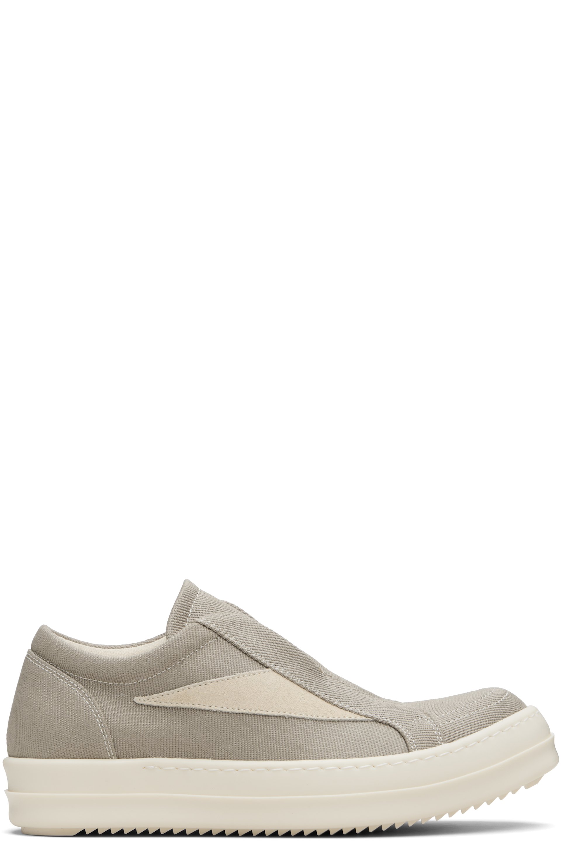 Rick Owens DRKSHDW - Baskets rétro taupe sans laçage - Concordians