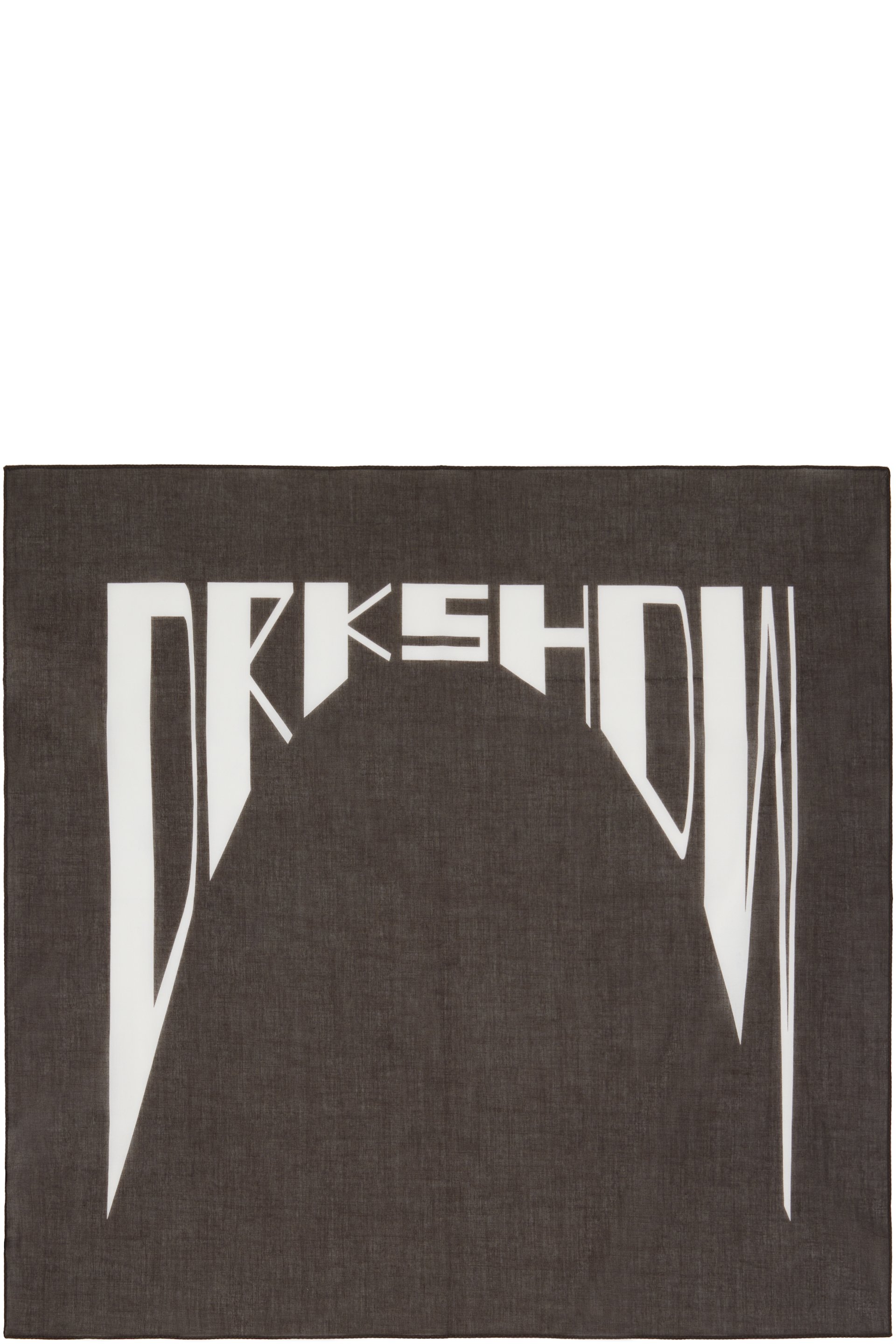Rick Owens DRKSHDW - Bandana gris en coton - Concordians