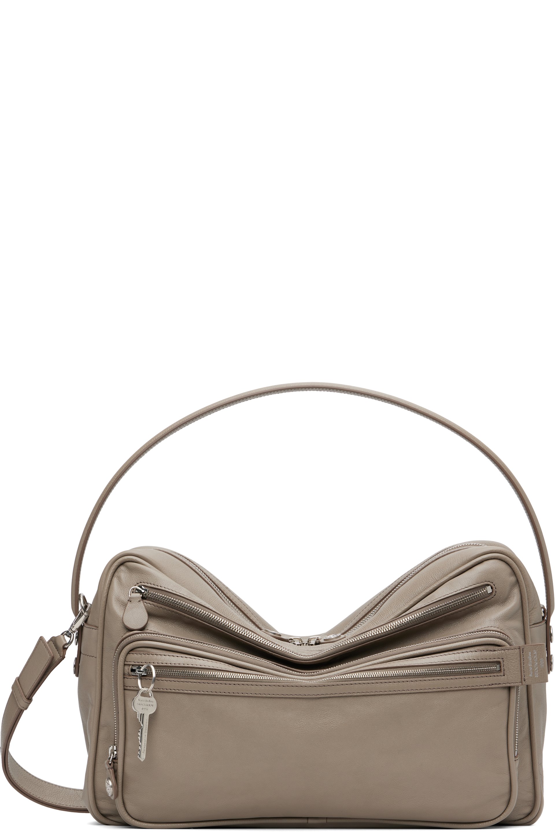 Acne Studios - Sac caméra porté épaule Camero gris