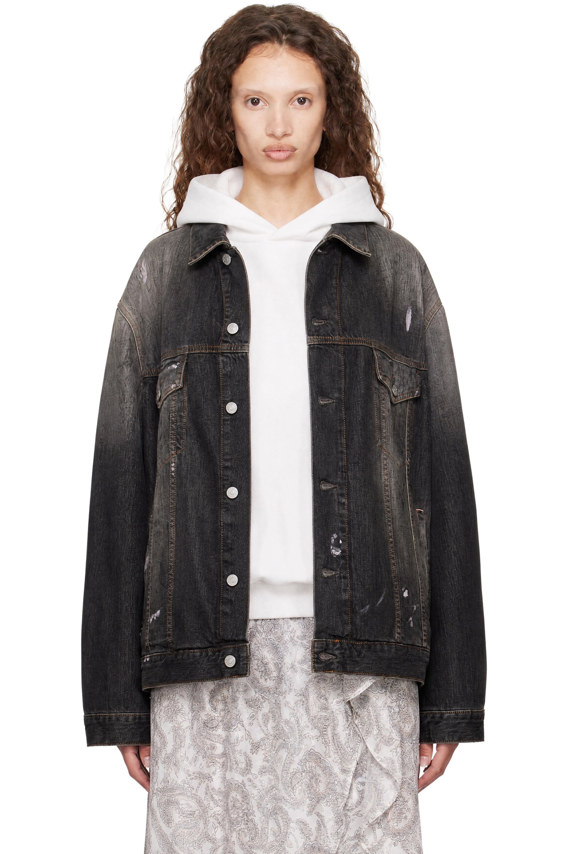 Acne Studios - Blouson Robert Trafalgar noir en denim