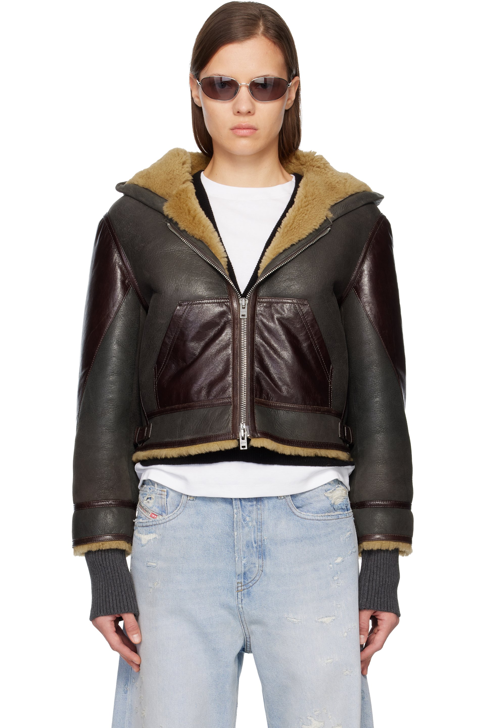 Acne Studios - Brown Shearling Jacket